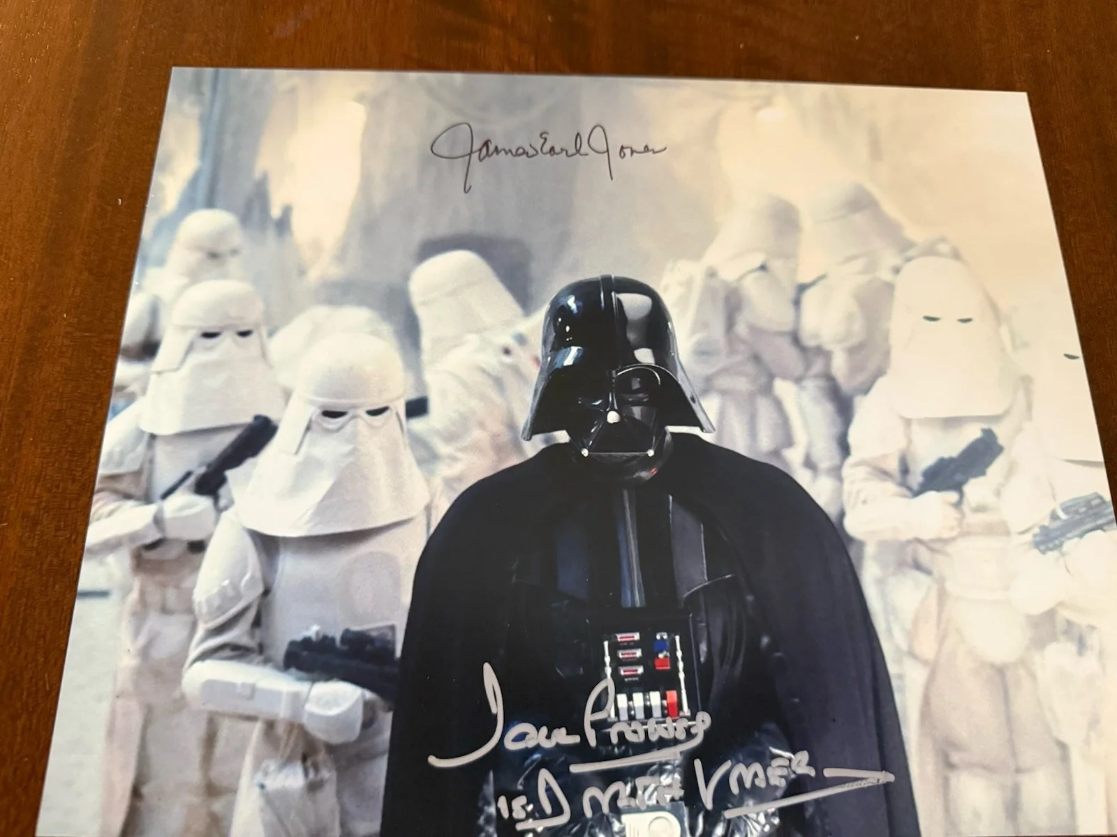 Dual Signed Dave Prowse Darth Vader James Earl Jones Star Wars 8x10 JSA COA, изображение 3