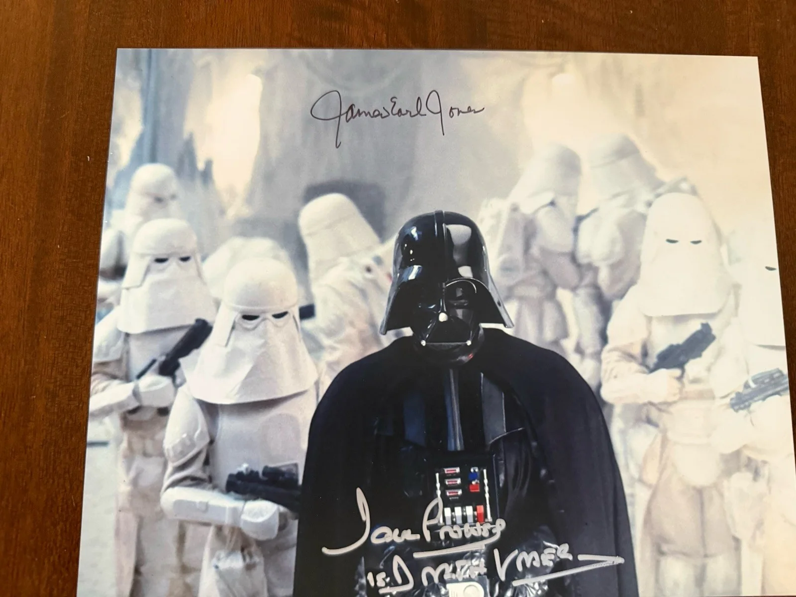 Dual Signed Dave Prowse Darth Vader James Earl Jones Star Wars 8x10 JSA COA, изображение 4