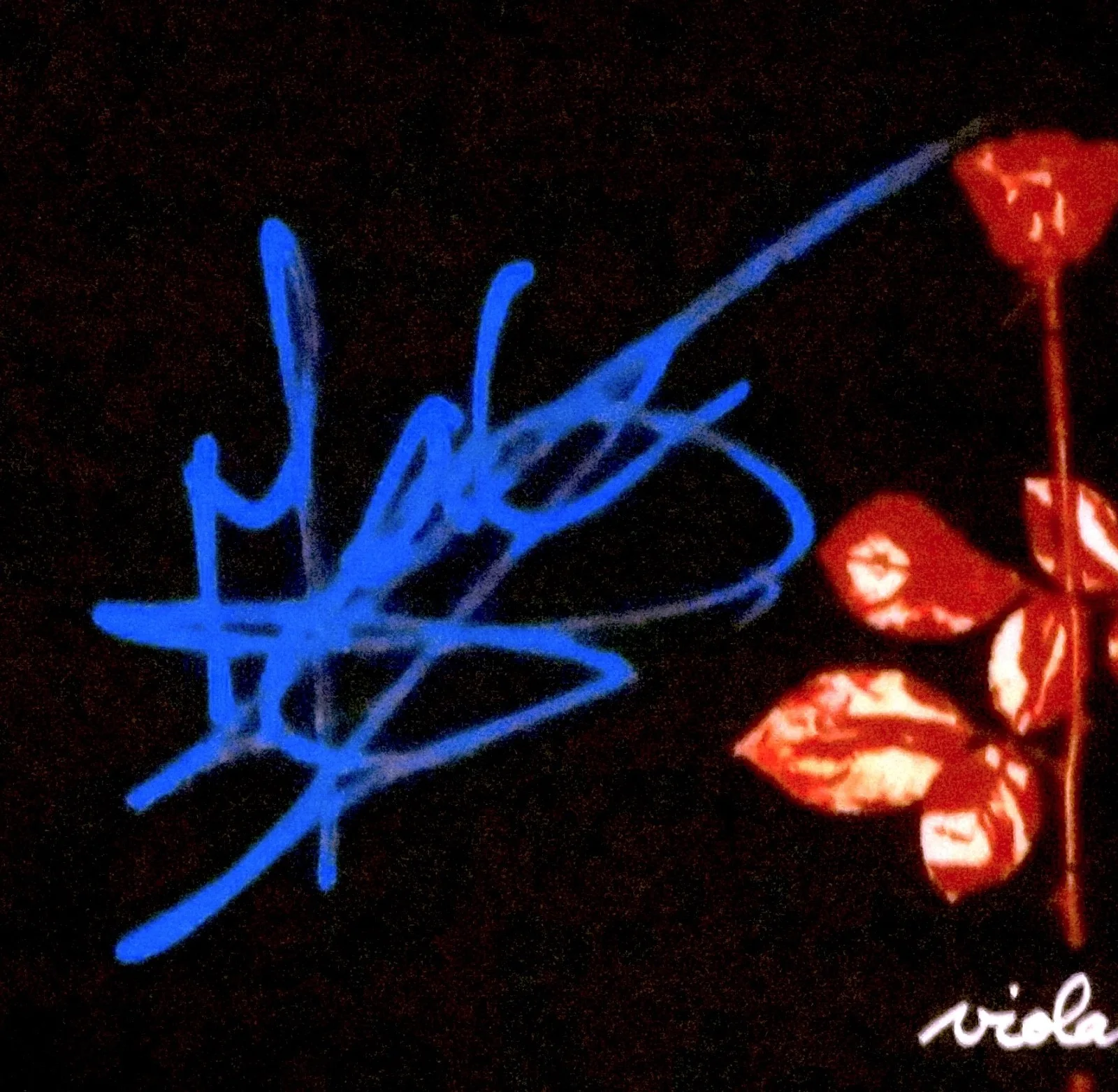 DEPECHE MODE MARTIN GORE HAND SIGNED AUTOGRAPHED VIOLATOR VINYL ALBUM! W/ PROOF!, изображение 2