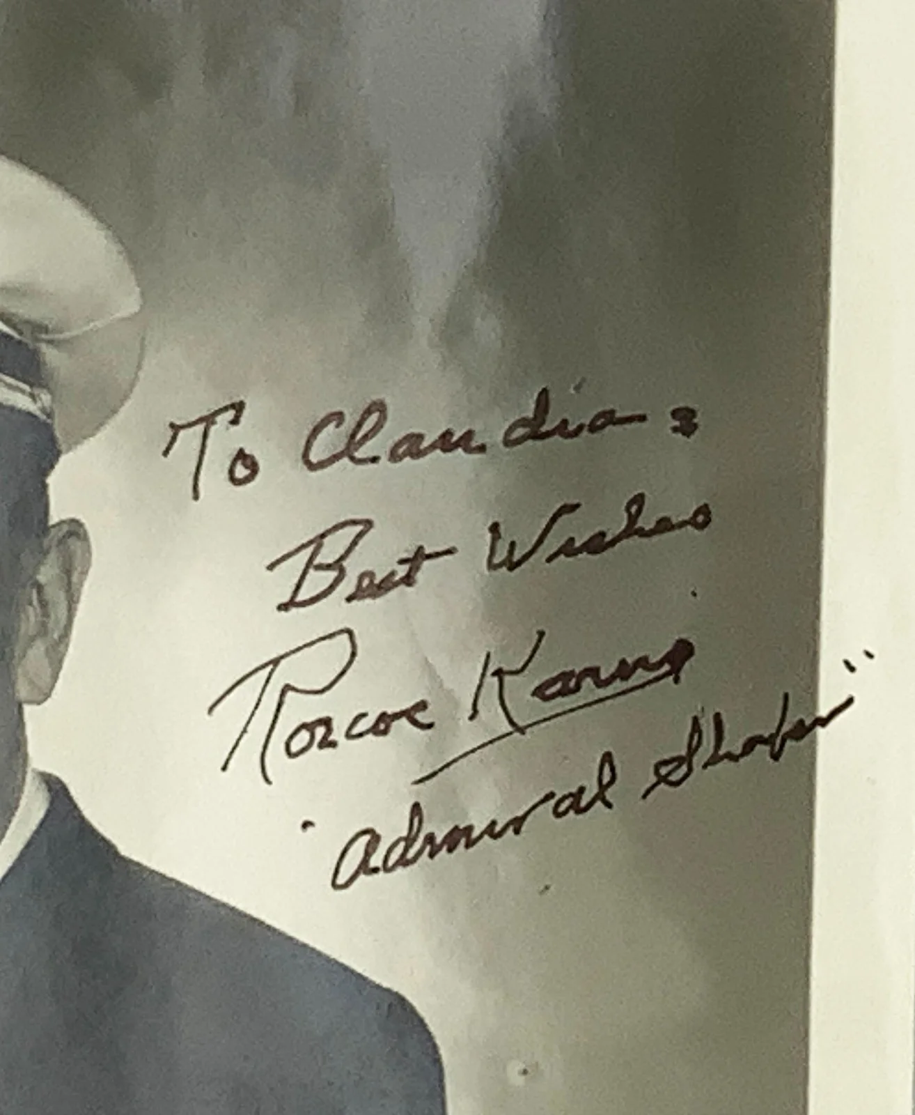 Roscoe Karns — Roscoe Karns Signed 8x10 Photo – 1962 Autograph w/ Envelope – Hennesey Actor, изображение 2