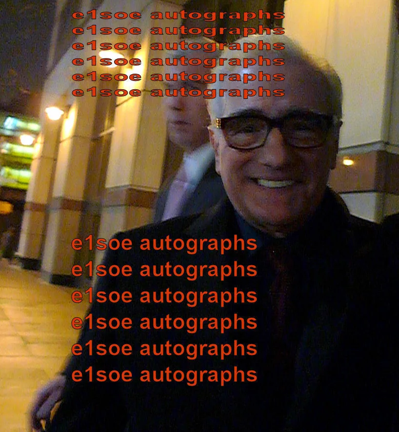 Martin Scorsese — Martin Scorsese signed 8x10 photo - In Person Proof - Goodfellas, The Irishman, изображение 3