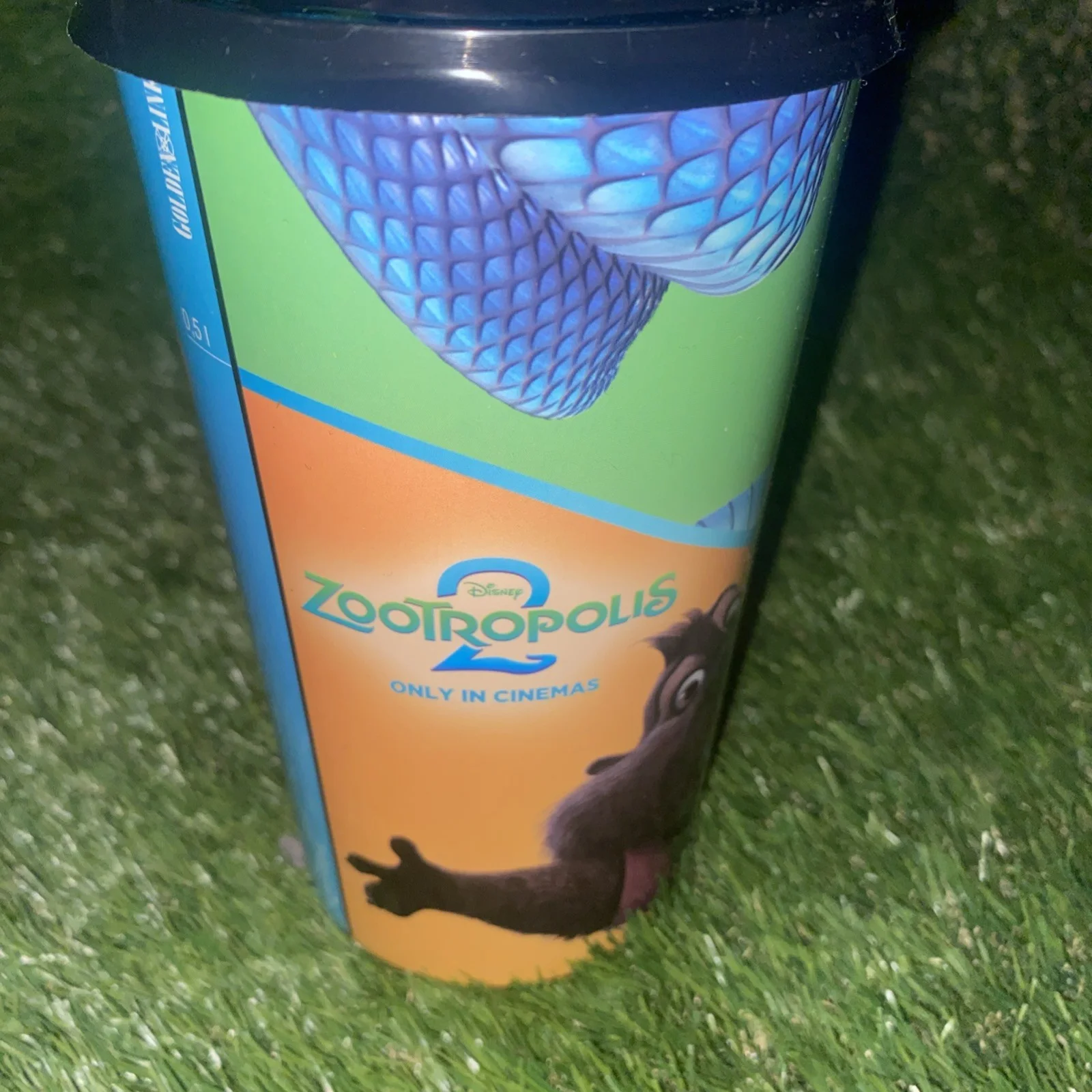 Zootropolis/Zootopia 2 Cinema Drinks Cup With Straw/Topper Exclusive Film Promo, image 2
