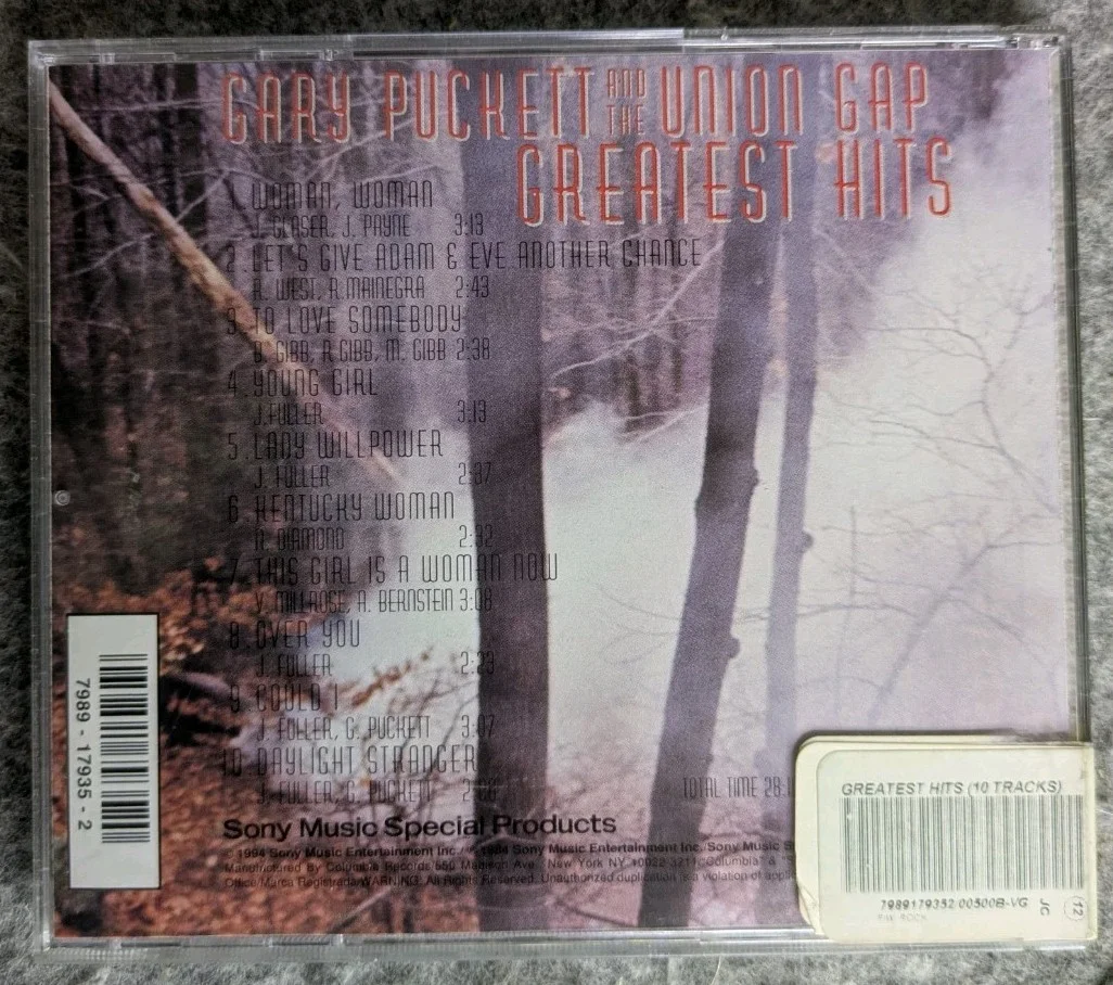 Gary Puckett & The Union Gap Signed CD Greatest Hits Autograph Gary Puckett, изображение 4