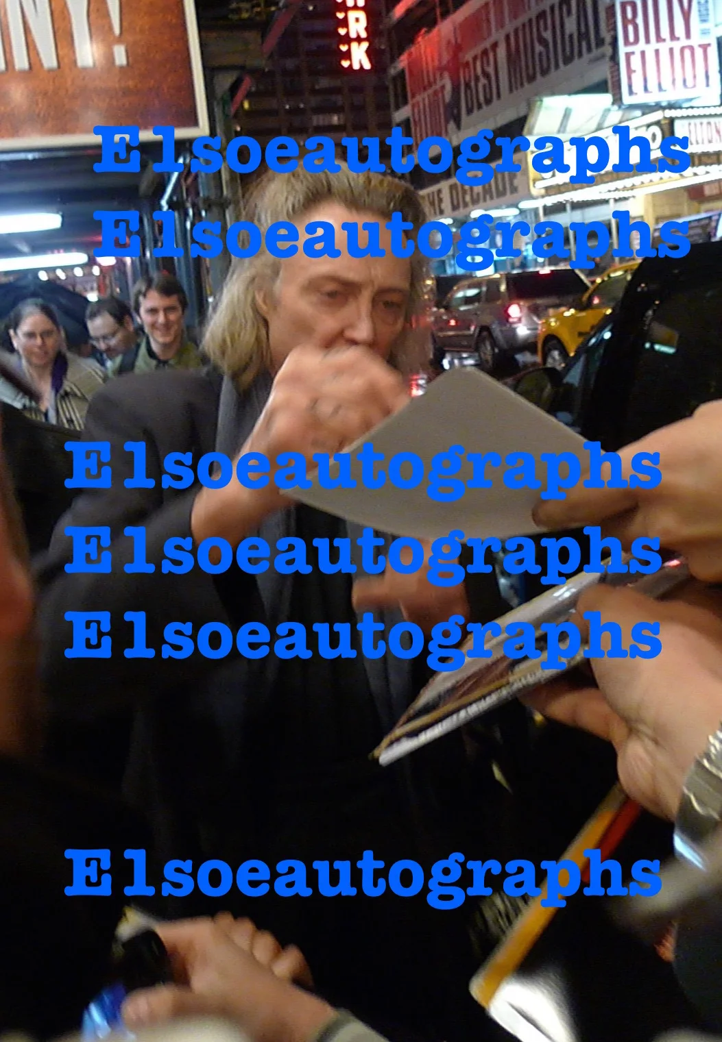 Christopher Walken — Christopher Walken signed 8x10 Photo In Person Proof - Deer Hunter, Pulp Fiction, изображение 4