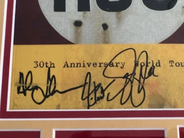 RUSH SIGNED PROGRAM (3 SIGS) LOA BECKETT, image 2