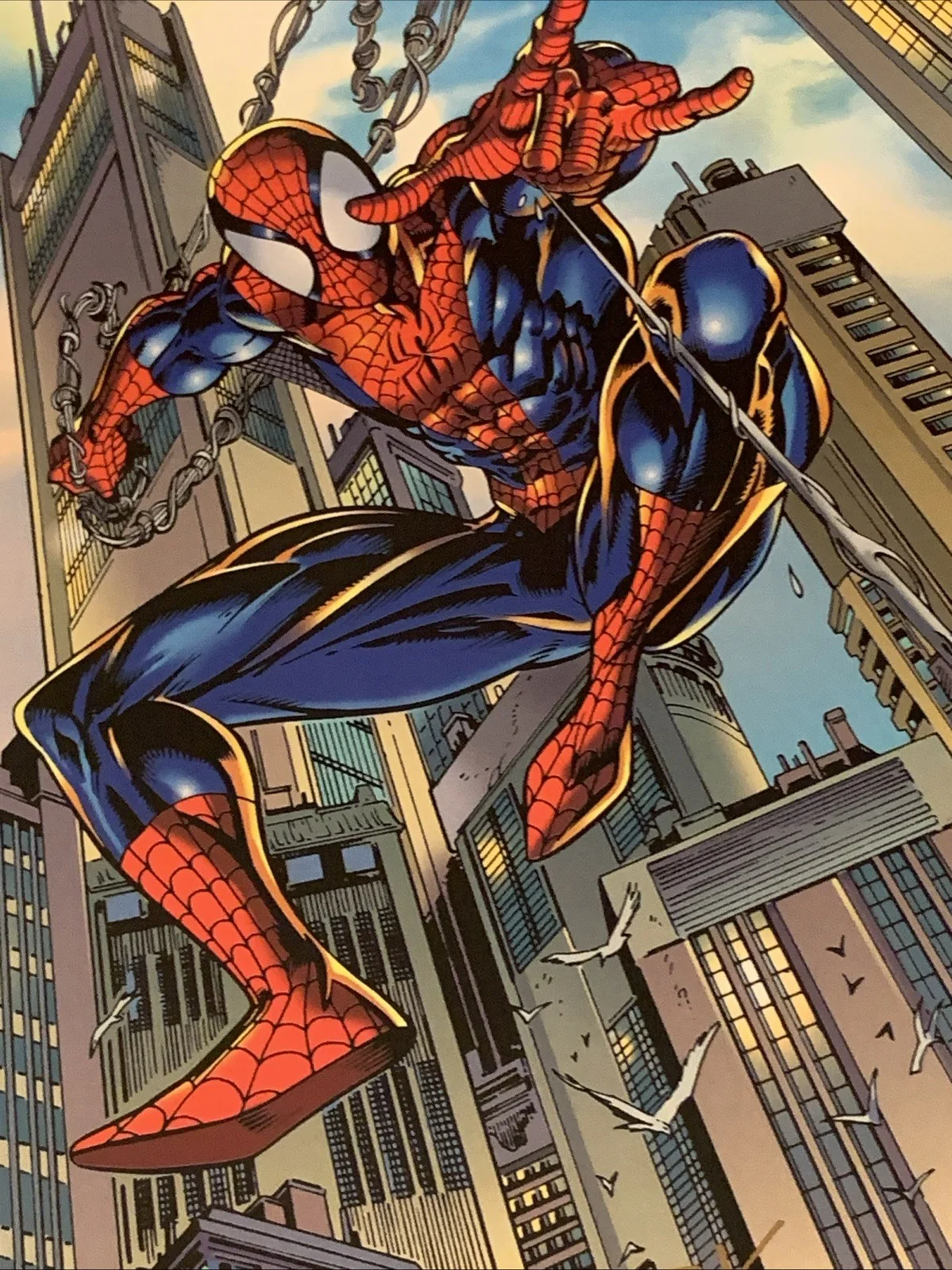 Mark Bagley — EXCLUSIVE LIMITED EDITION SPIDER-MAN MARVEL LITHOGRAPH MARK BAGLEY 1995, image 5