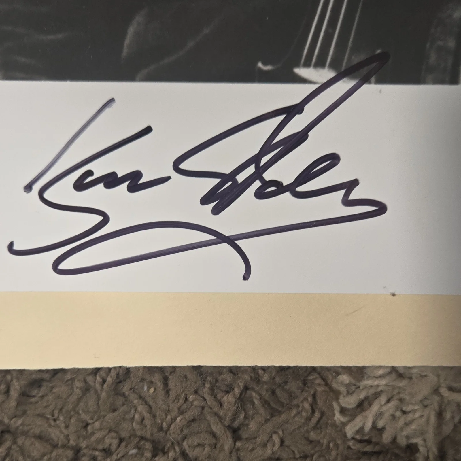 Isaac Stern Autographed Photo Classical Musician Violin Original 8x10, image 2
