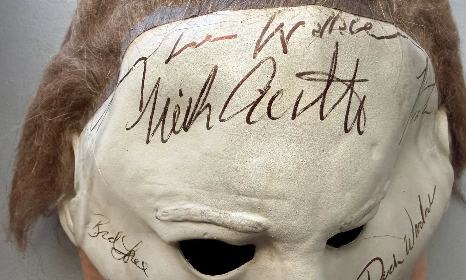 HALLOWEEN Michael Myers TOTS mask SIGNED Nick Castle Dick Warlock Tyler Mane +4, изображение 2