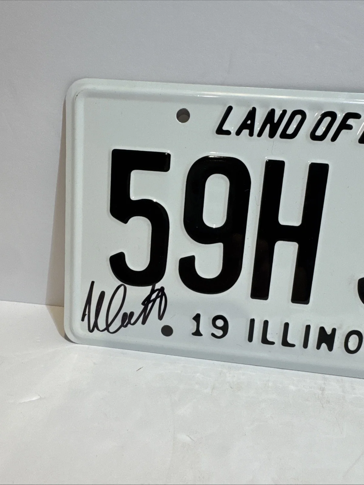 Nick Castle — Nick Castle Signed Michael Myers "The Shape" License Plate Halloween JSA cert, image 4