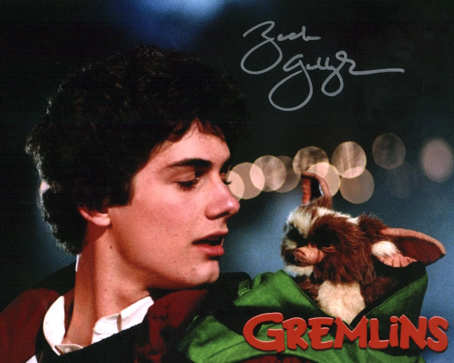 Zach Galligan — Zach Galligan Gremlins 8x10 Signed Photo JSA Certified Autograph