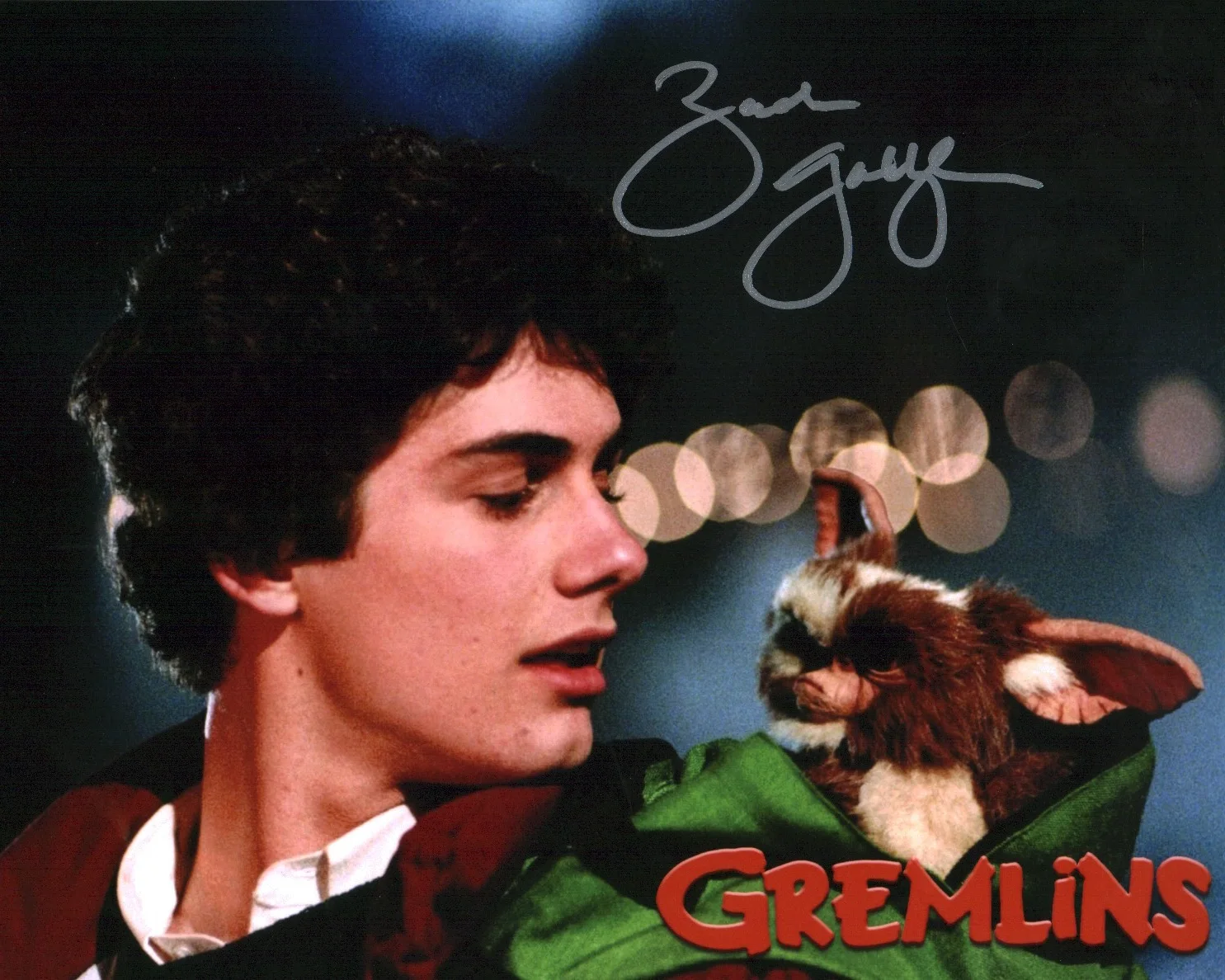Zach Galligan — Zach Galligan Gremlins 8x10 Signed Photo JSA Certified Autograph