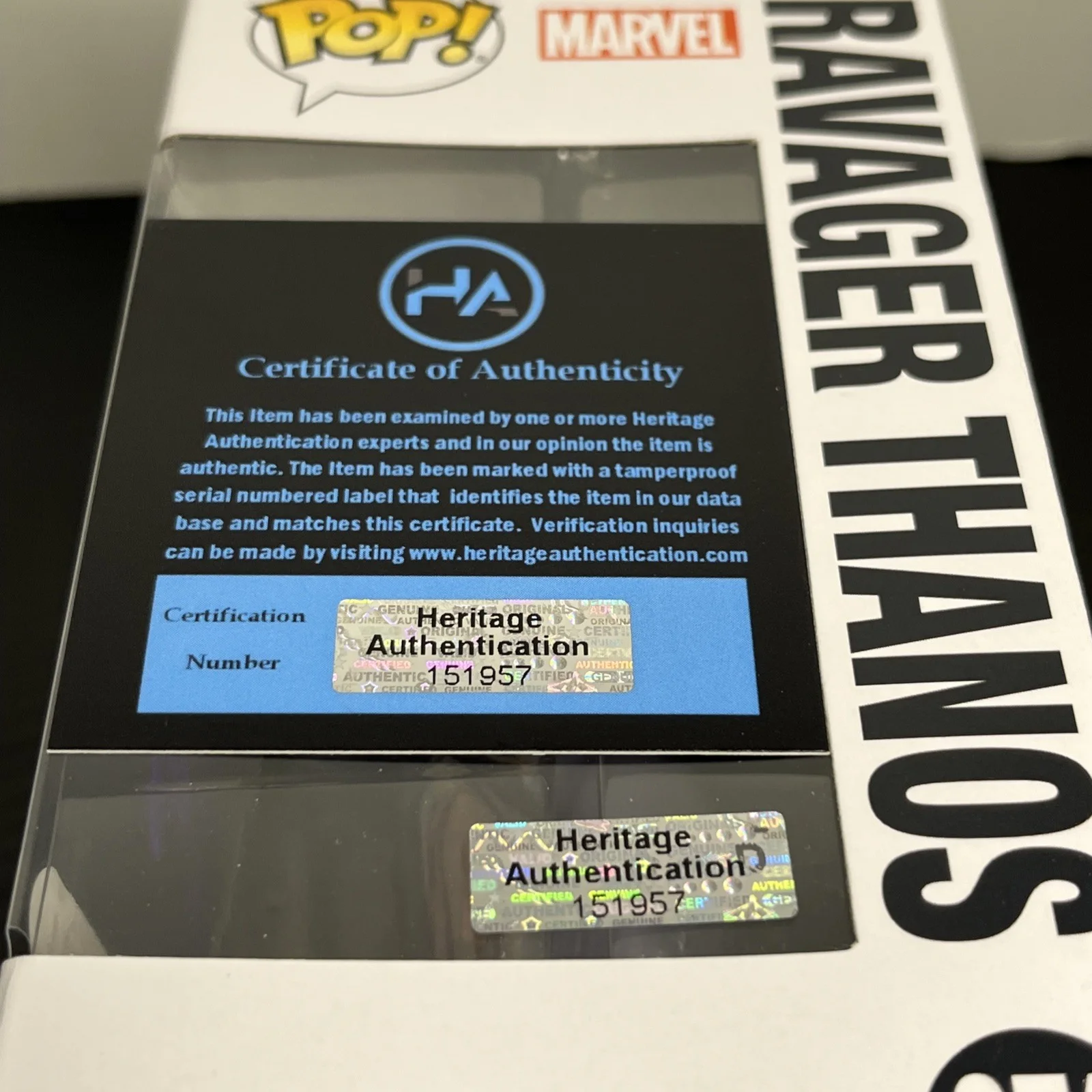 Josh Brolin — Josh Brolin Signed Thanos Funko Pop! #974 With COA, image 3