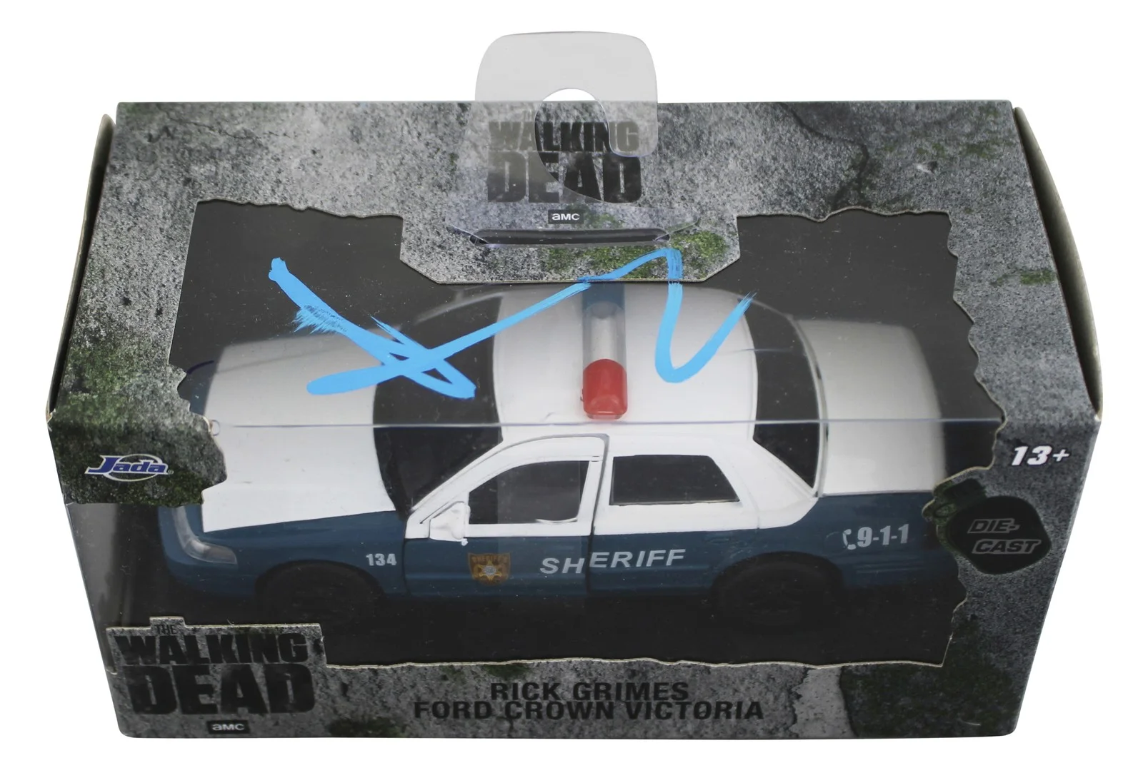 Andrew Lincoln — Andrew Lincoln Walking Dead Signed Crown Victoria 1:32 Die Cast Car JSA #AZ65679