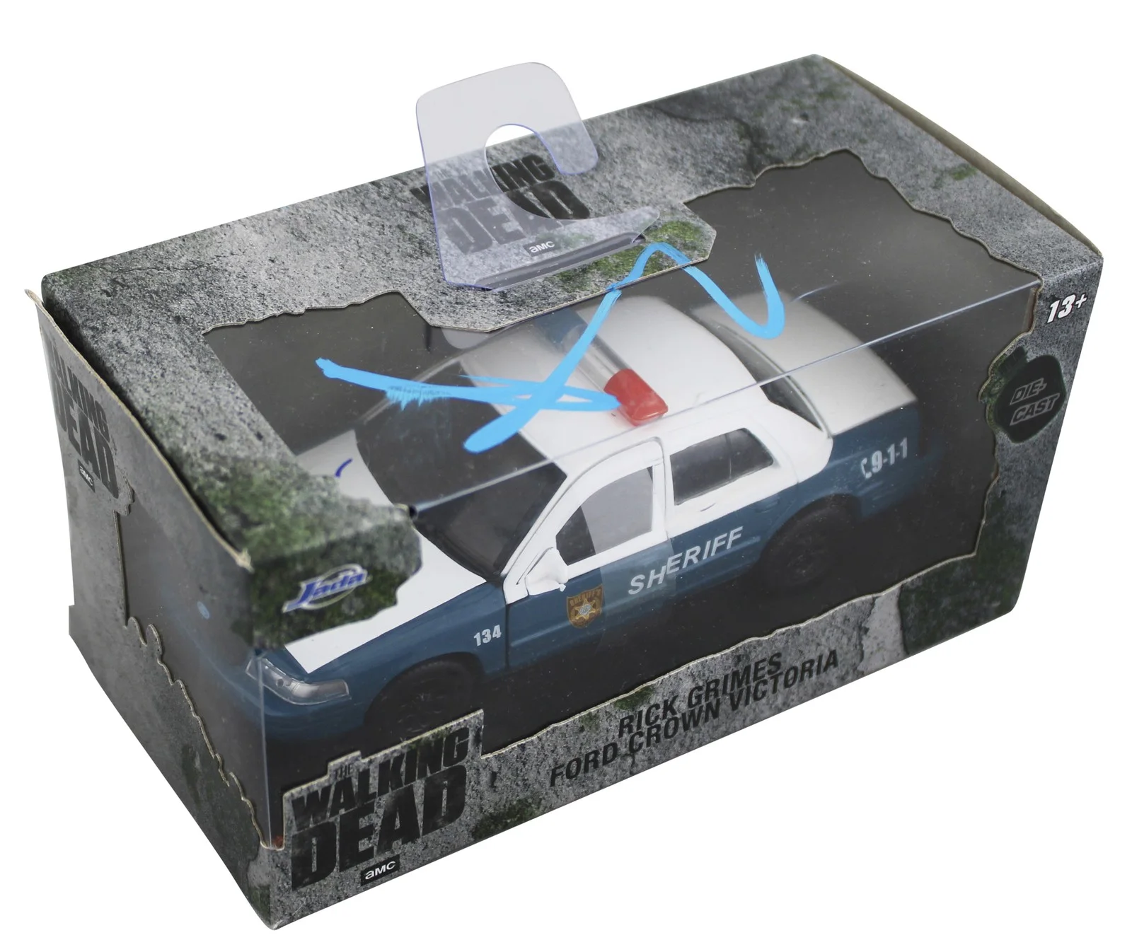 Andrew Lincoln — Andrew Lincoln Walking Dead Signed Crown Victoria 1:32 Die Cast Car JSA #AZ65679, image 2