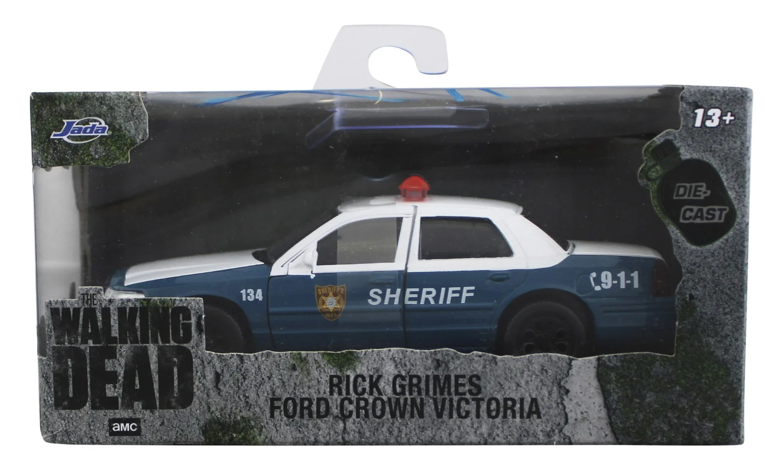 Andrew Lincoln — Andrew Lincoln Walking Dead Signed Crown Victoria 1:32 Die Cast Car JSA #AZ65679, image 3