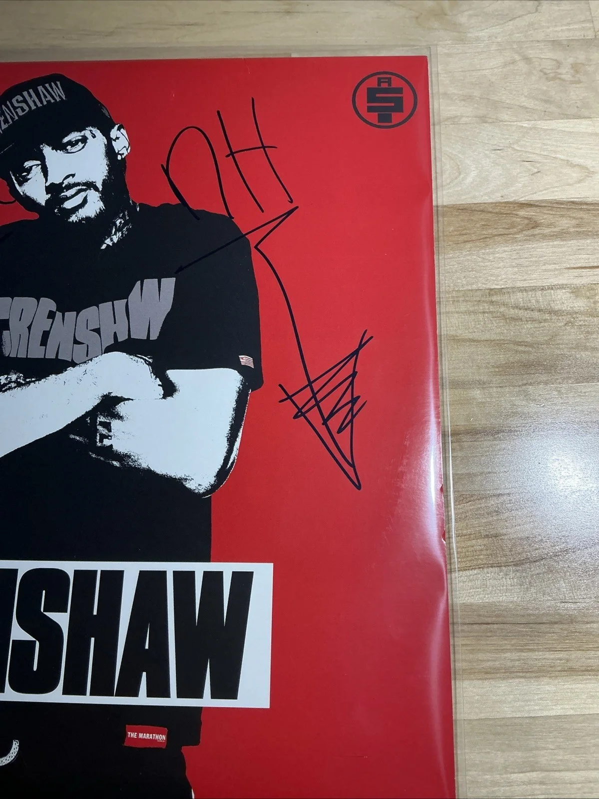 Nipsey Hussle Crenshaw Vinyl Signed Autograph, image 4