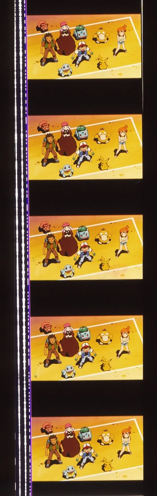 Pokemon Mewtwo The First Movie 35mm Film Cell strip very Rare var_a, изображение 5