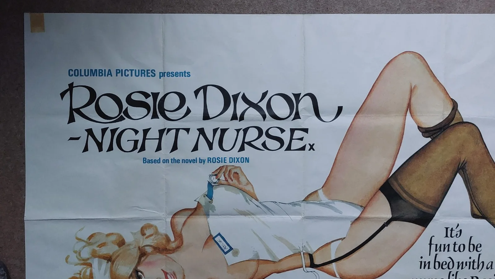 Rosie Dixon Night Nurse Original Uk Quad Poster, image 2