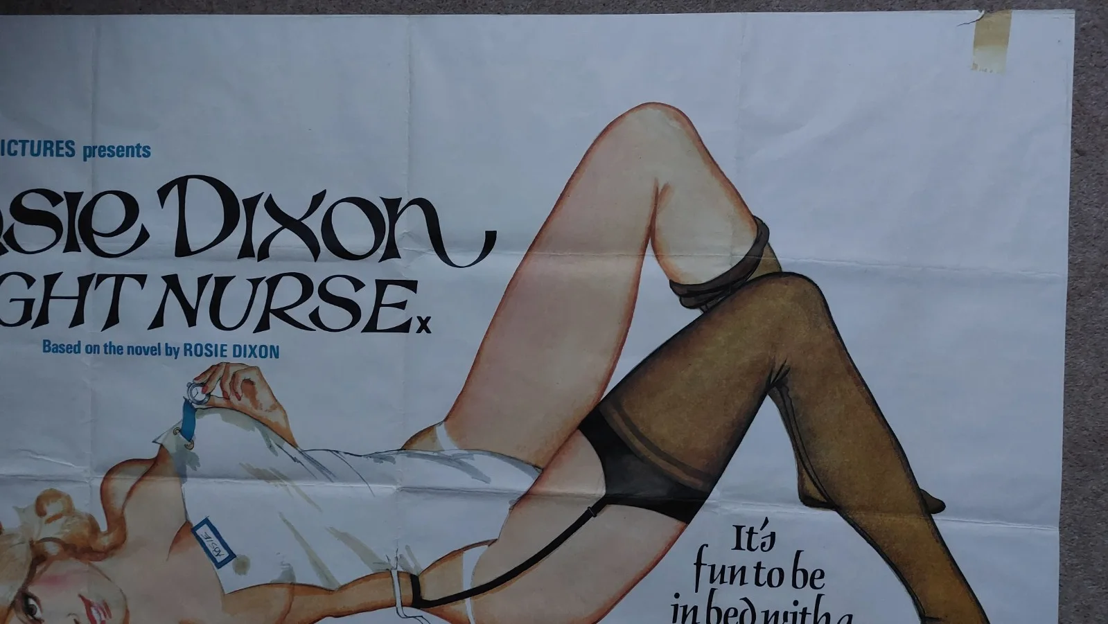 Rosie Dixon Night Nurse Original Uk Quad Poster, image 5