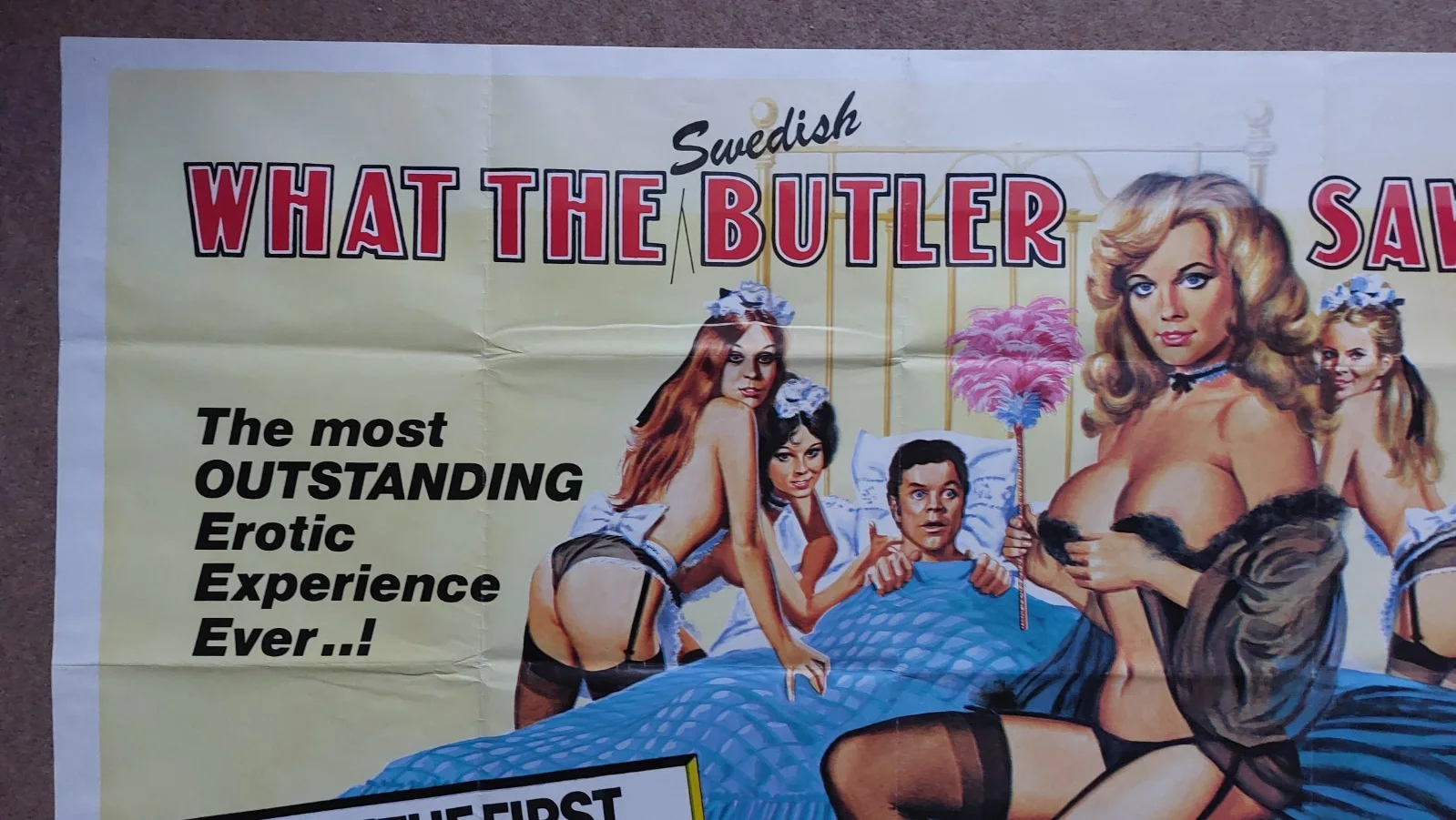 What the Swedish Butler Saw Original Uk Quad Poster, изображение 2