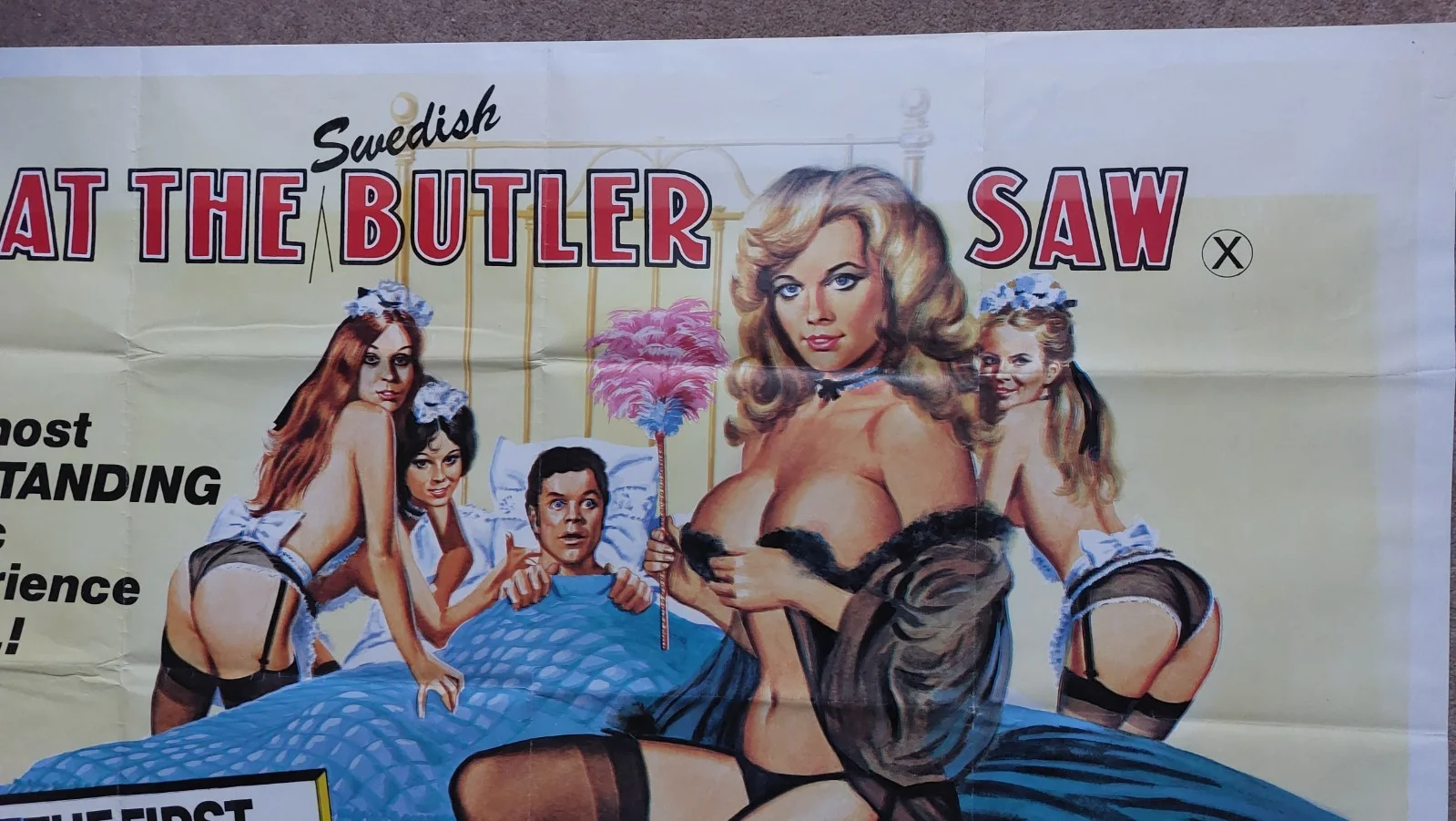 What the Swedish Butler Saw Original Uk Quad Poster, изображение 4