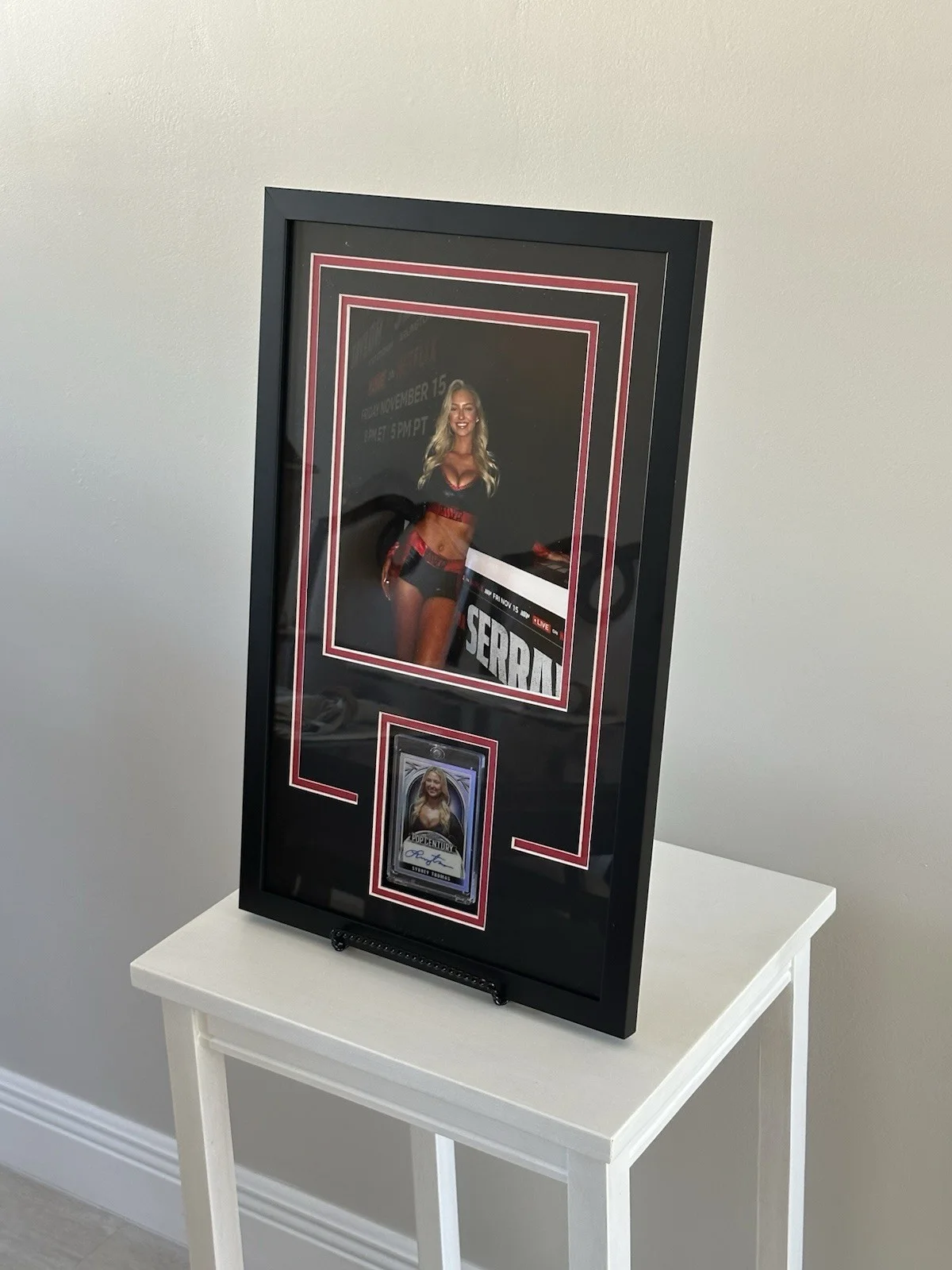 Sydney Thomas — Sydney Thomas Signed Card Framed with 8x10 Photo, image 4