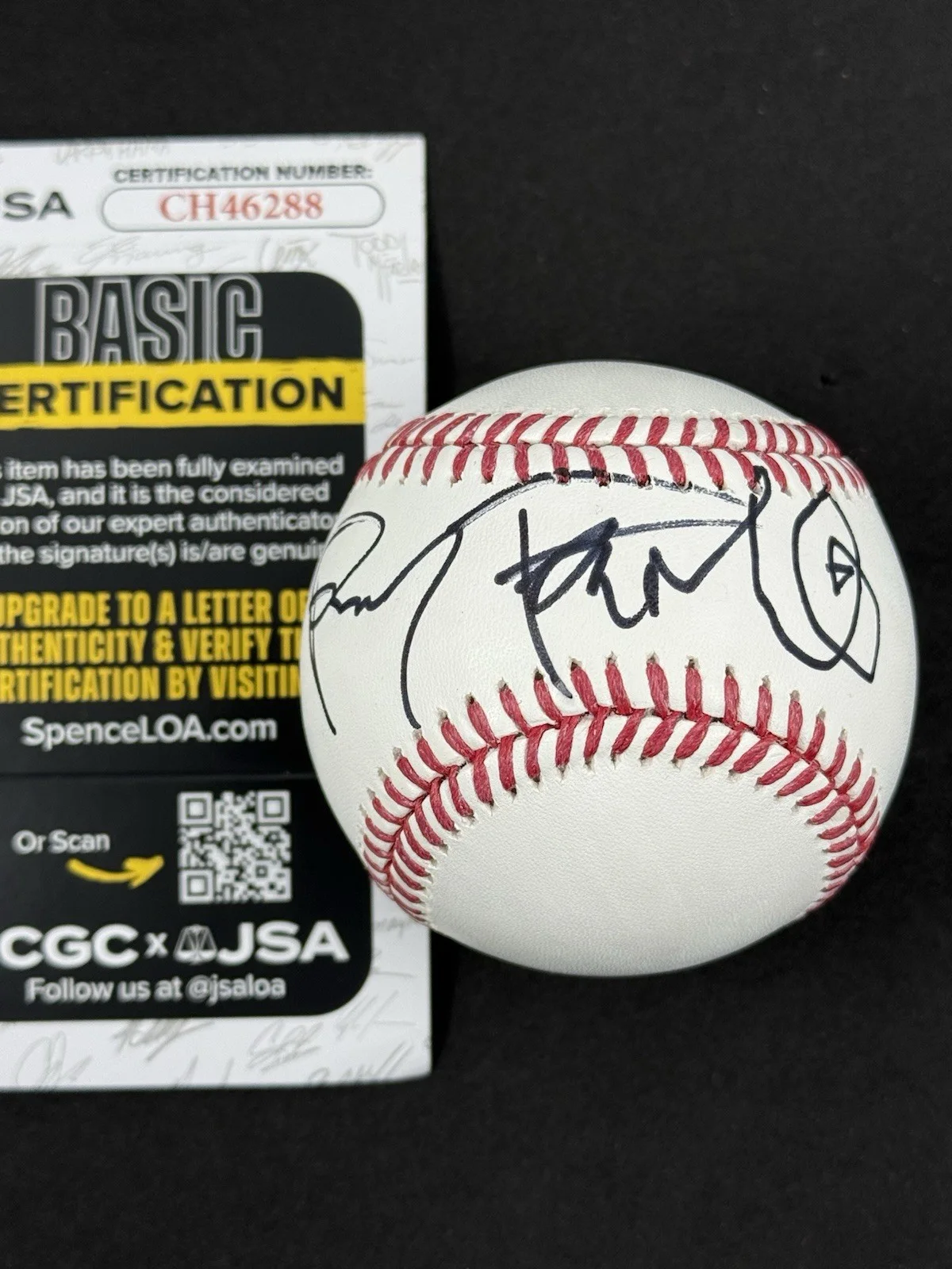 Perry Farrell Jane’s Addiction Signed Autographed Official MLB Baseball JSA COA, image 2