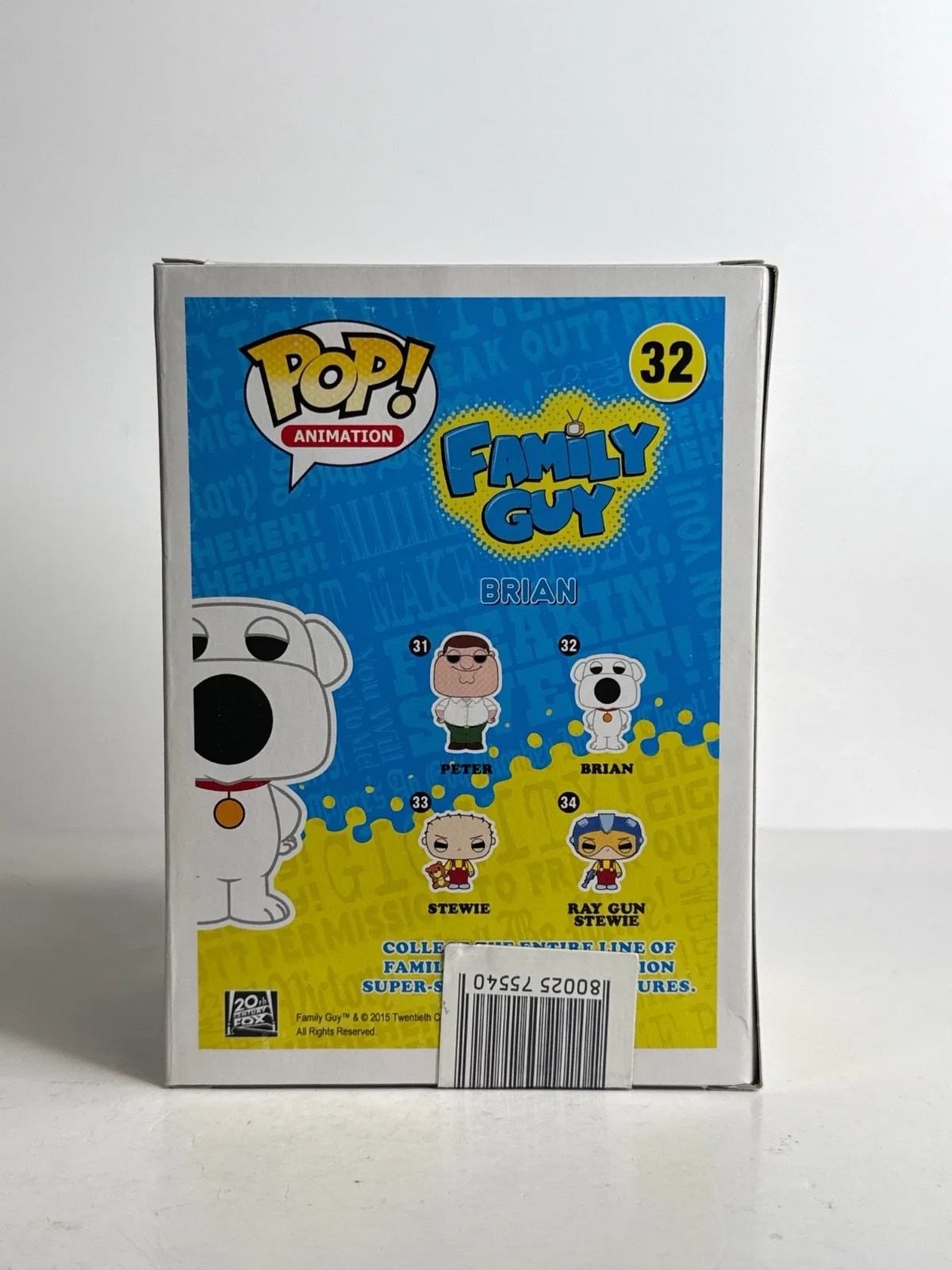 Seth MacFarlane — Seth MacFarlane Signed Brian Family Family Guy Funko #32 BAS BP49113, image 3