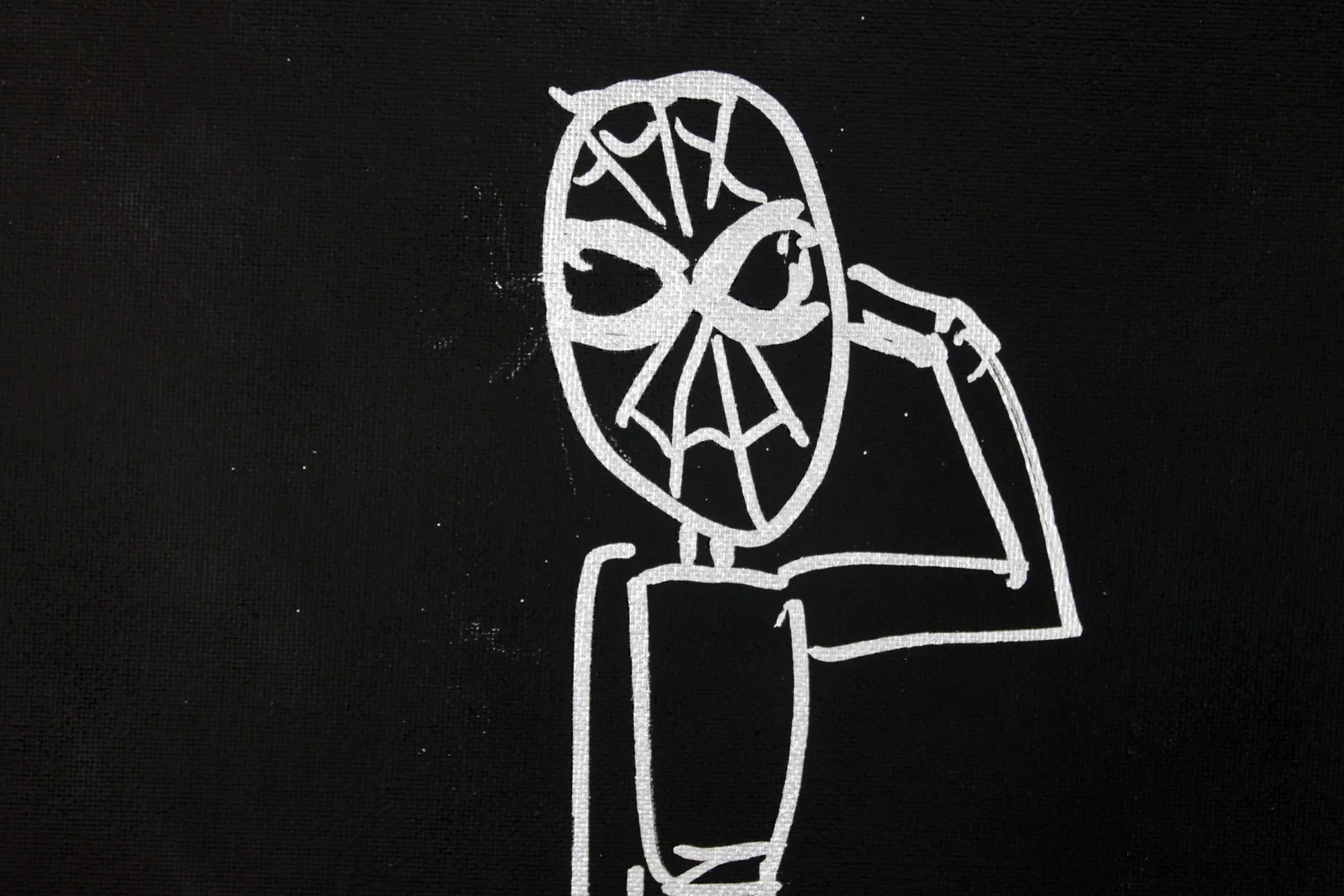 Stan Lee — Stan Lee Authentic Signed 16x20 Canvas w/ Spider-man Sketch PSA/DNA #W00379, изображение 3