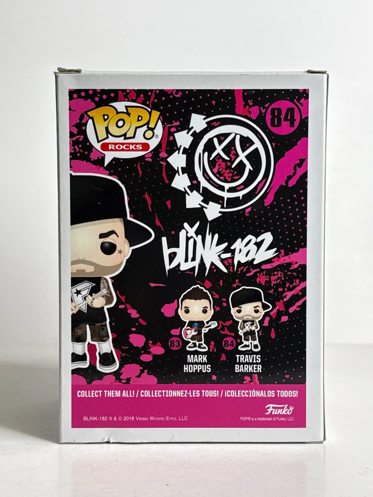 Travis Barker Signed Blink 182 Funko #84 'MuthaF**kin' PSA AI37015, image 3