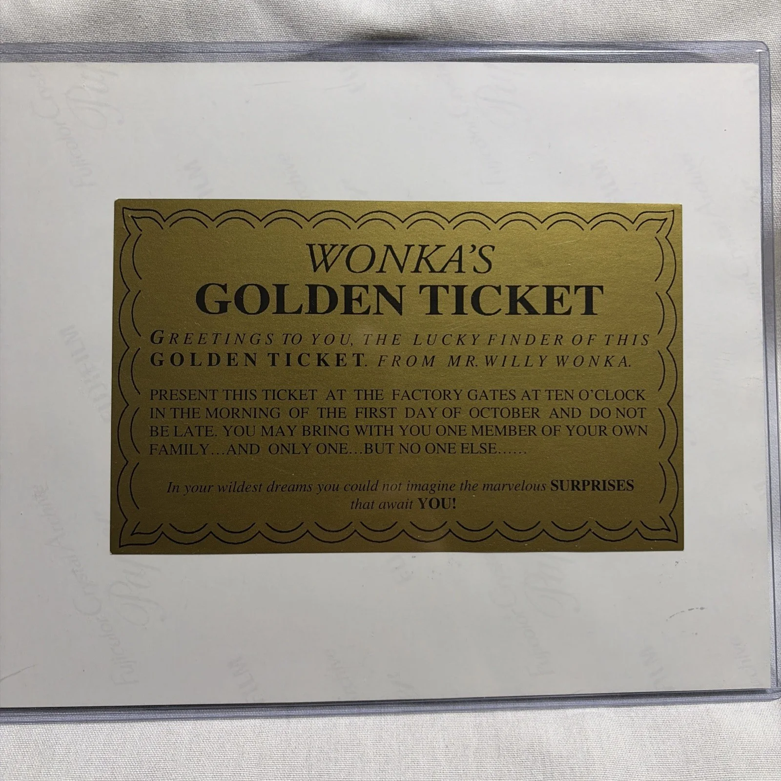 5 Original Child Actors — WILLY WONKA AND THE CHOCOLATE FACTORY Photo & Golden Ticket 5 KIDS Signed 8.5x10, изображение 2