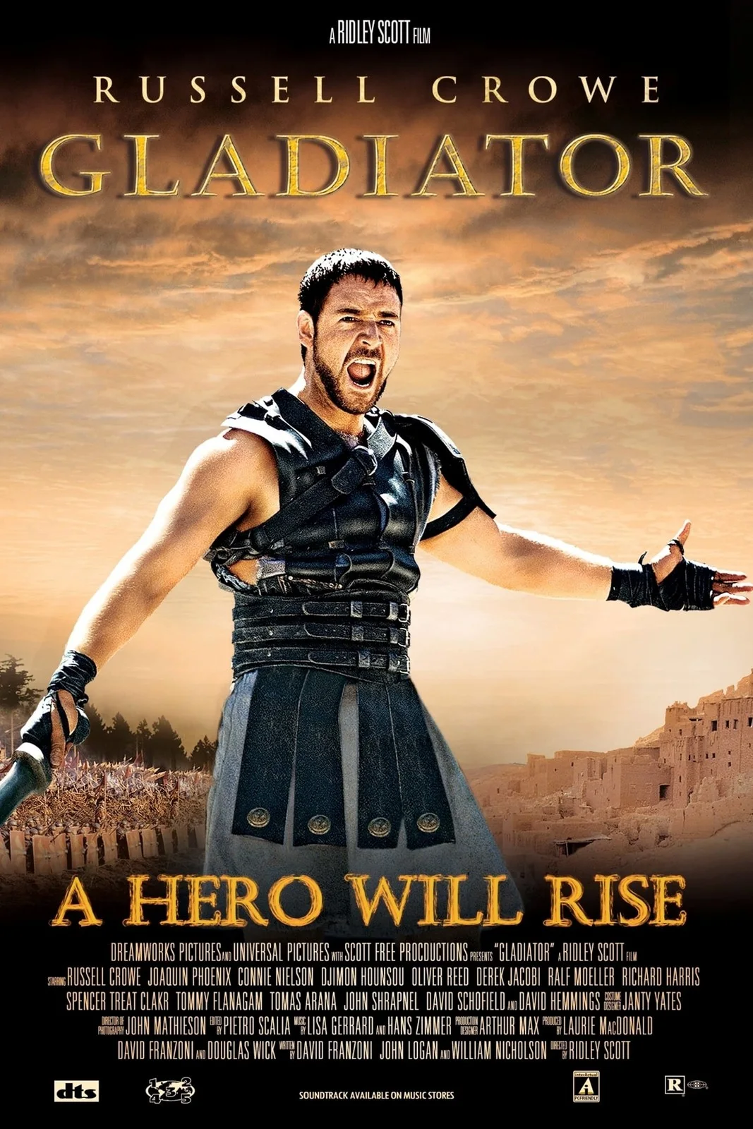 Gladiator Russell Crowe 35mm Film Cell strip very Rare var_a, image 2
