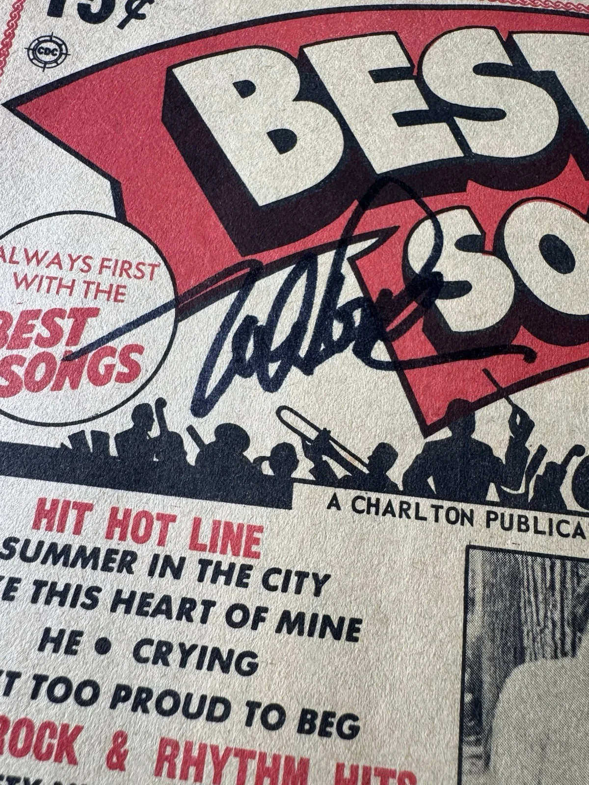 The Beach Boys Mike Love SIGNED Best Songs Magazine 1966 Autograph JSA COA, image 2