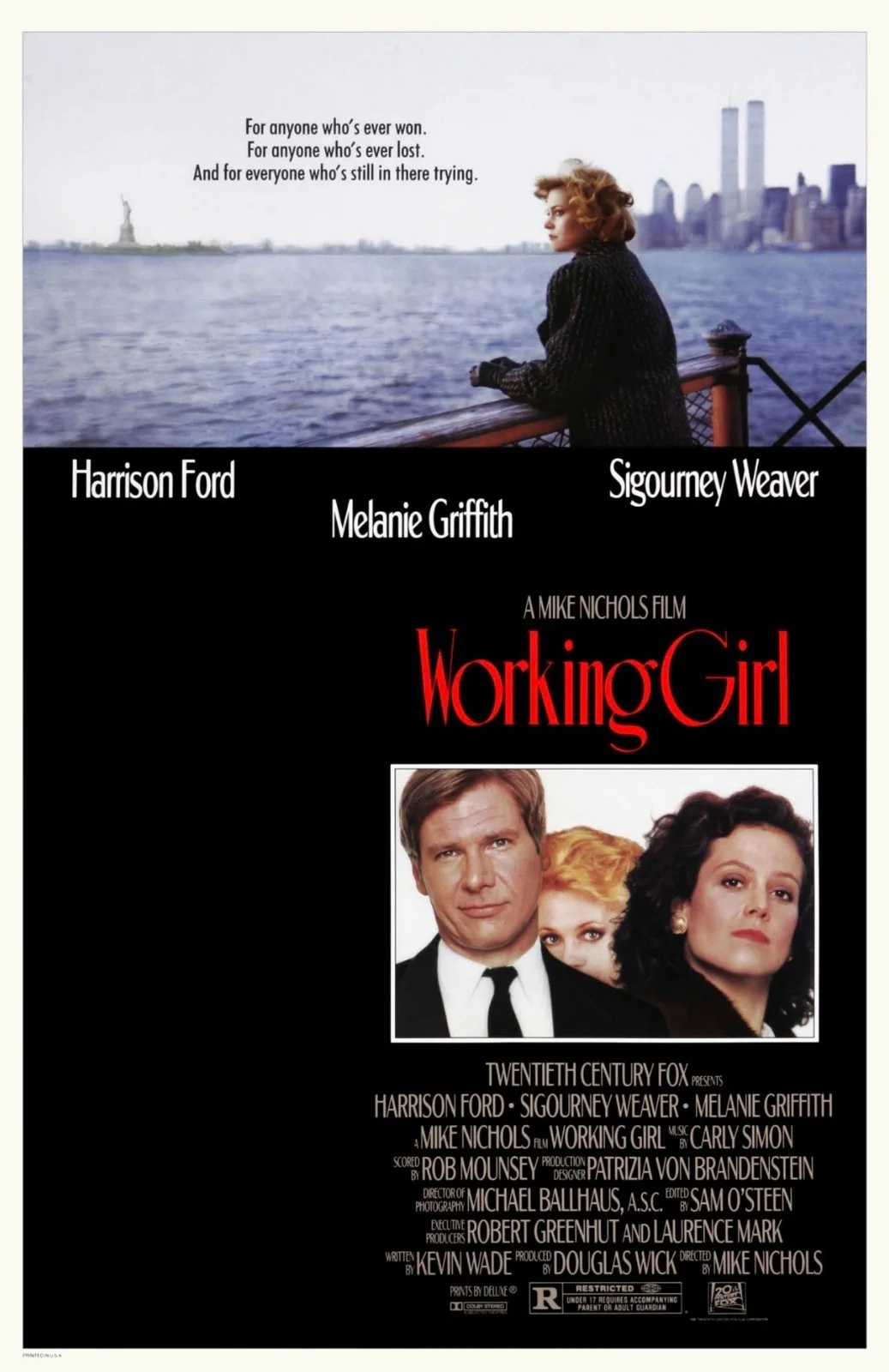 Working Girl - 1988 - Very Rare Unmounted Genuine 35mm Film Cells, изображение 2