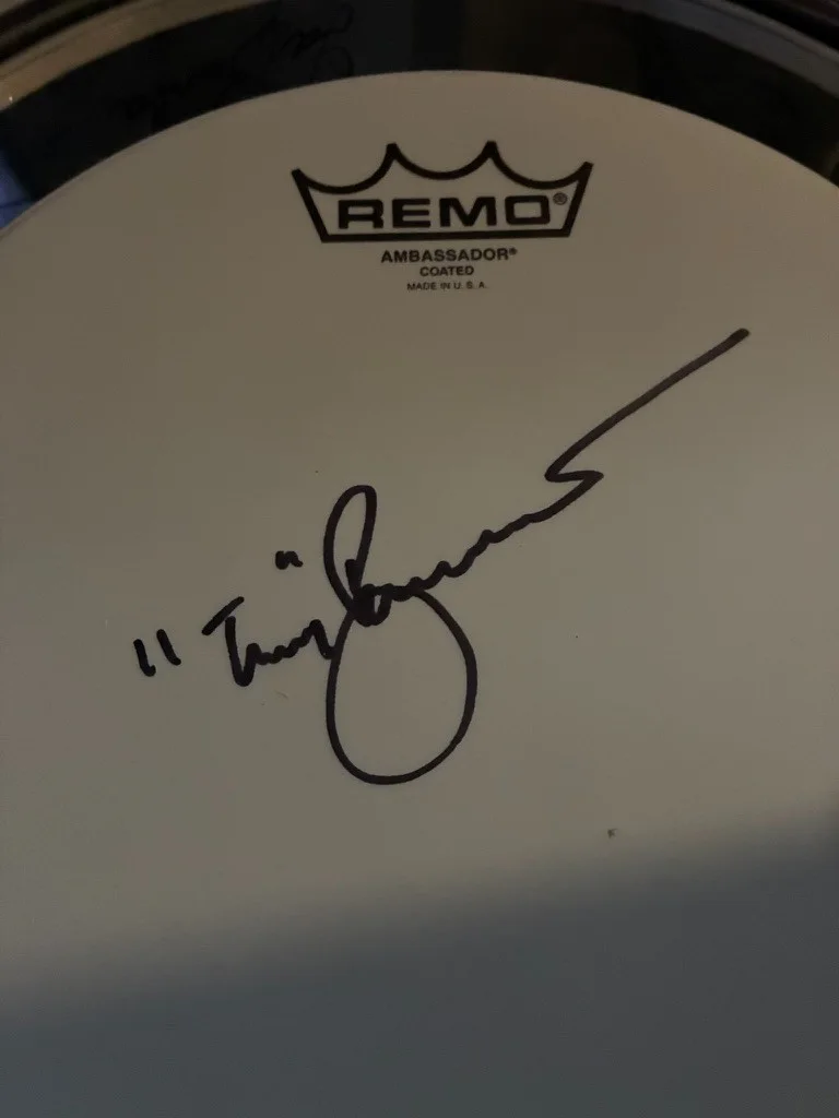 Tony Bennett signed 10" Remo drumhead PSA/DNA, image 2