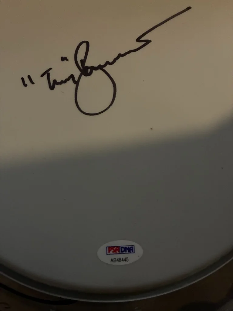 Tony Bennett signed 10" Remo drumhead PSA/DNA, image 3