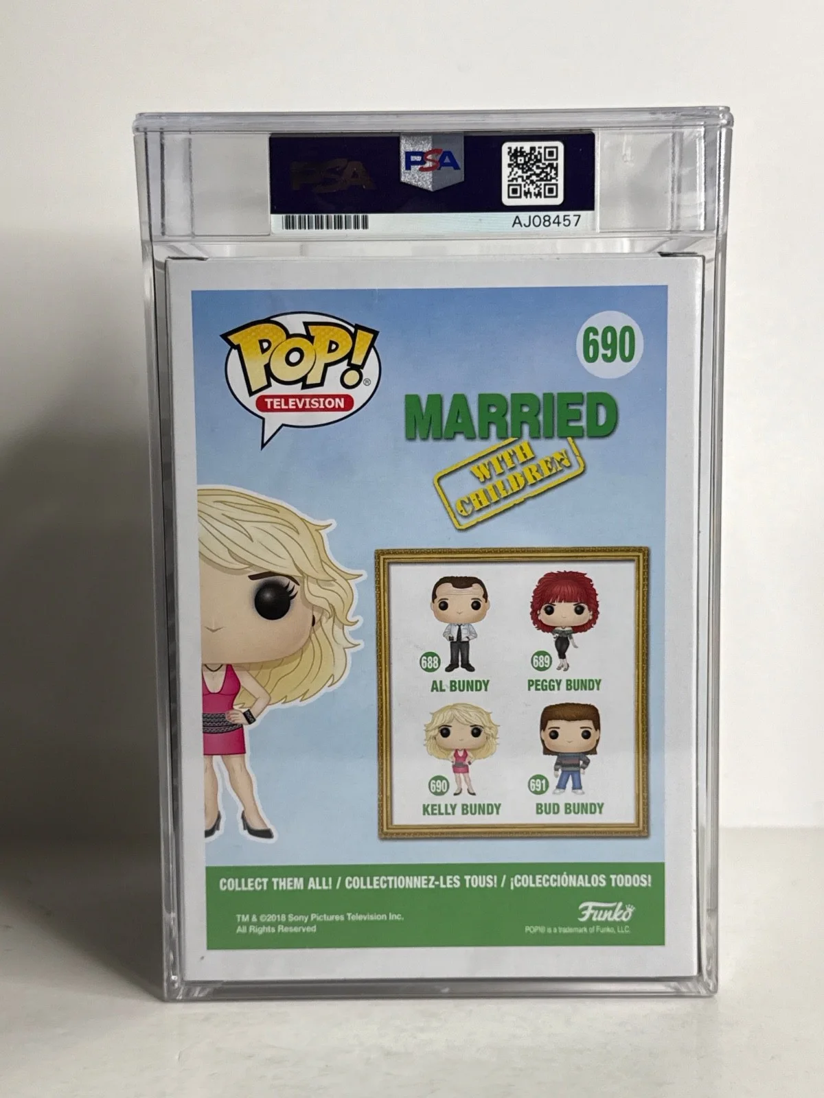 Christina Applegate — Christina Applegate Signed Kelly Bundy Married W Children Funko PSA Slabbed #690, изображение 3