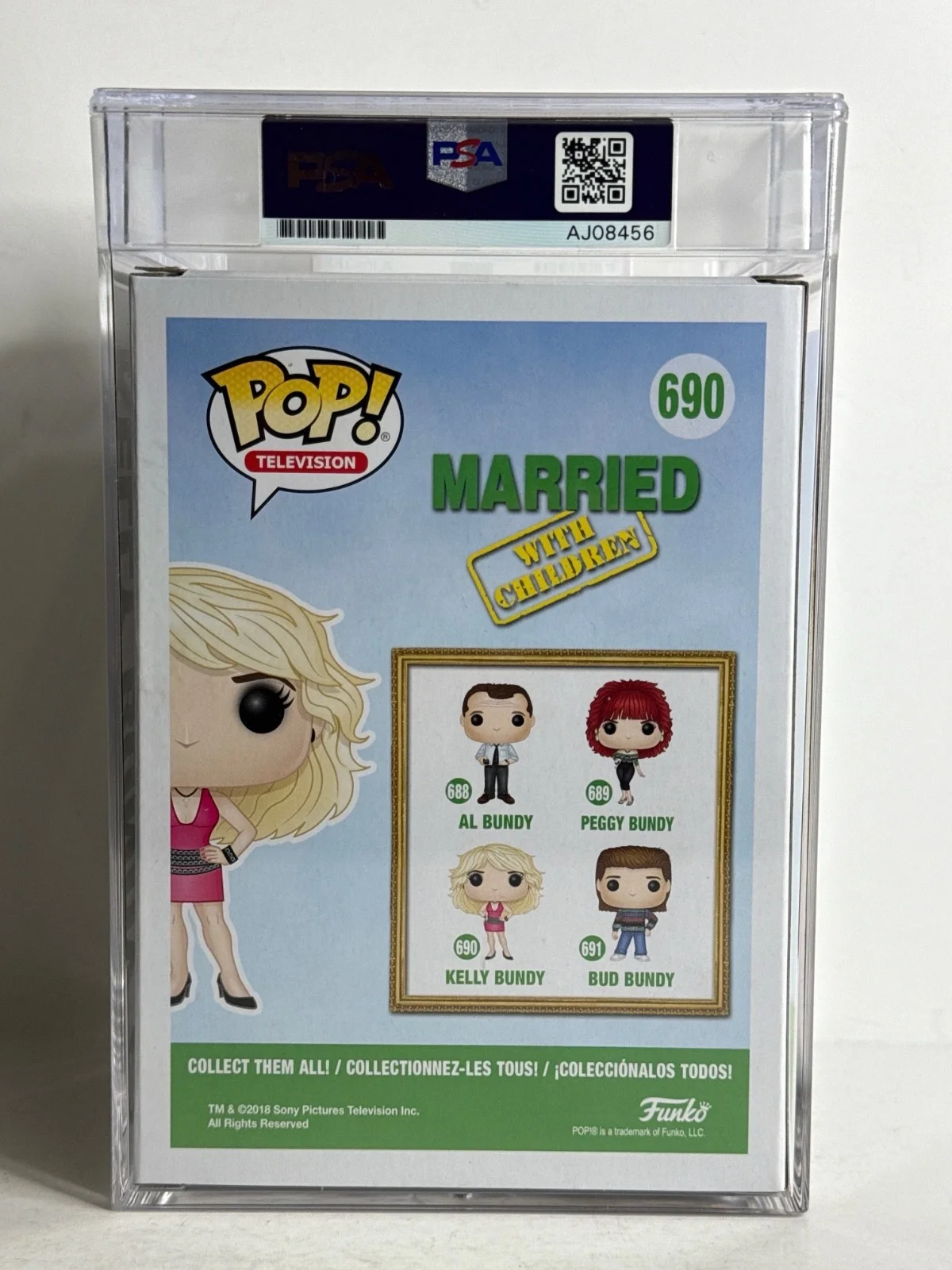 Christina Applegate — Christina Applegate Signed Kelly Bundy Married W Children Funko PSA Slabbed #690, изображение 3