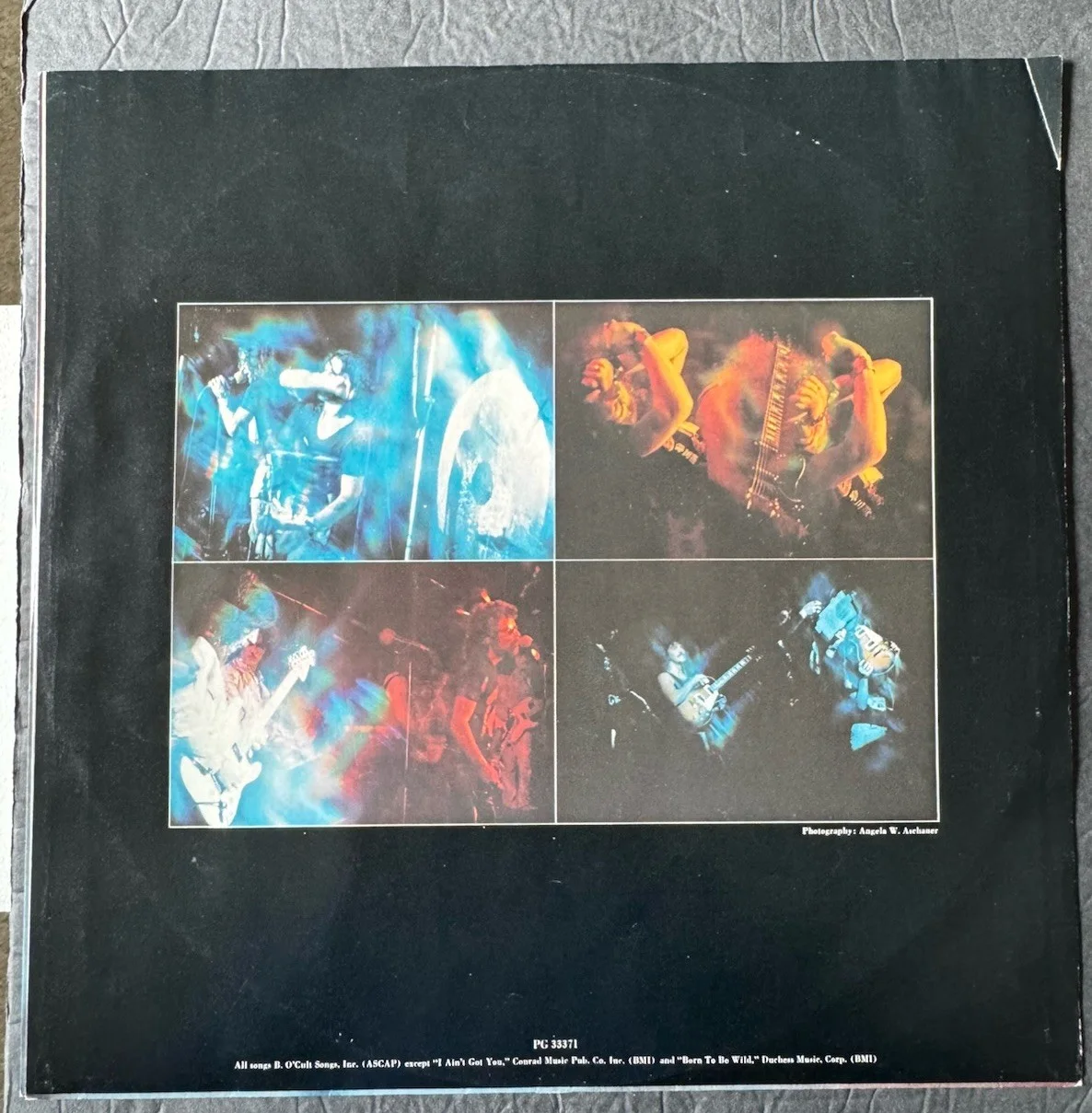 ERIC BLOOM BUCK DHARMA BLUE OYSTER CULT SIGNED VINYL INSERT 12X12 AUTOGRAPH JSA, изображение 4