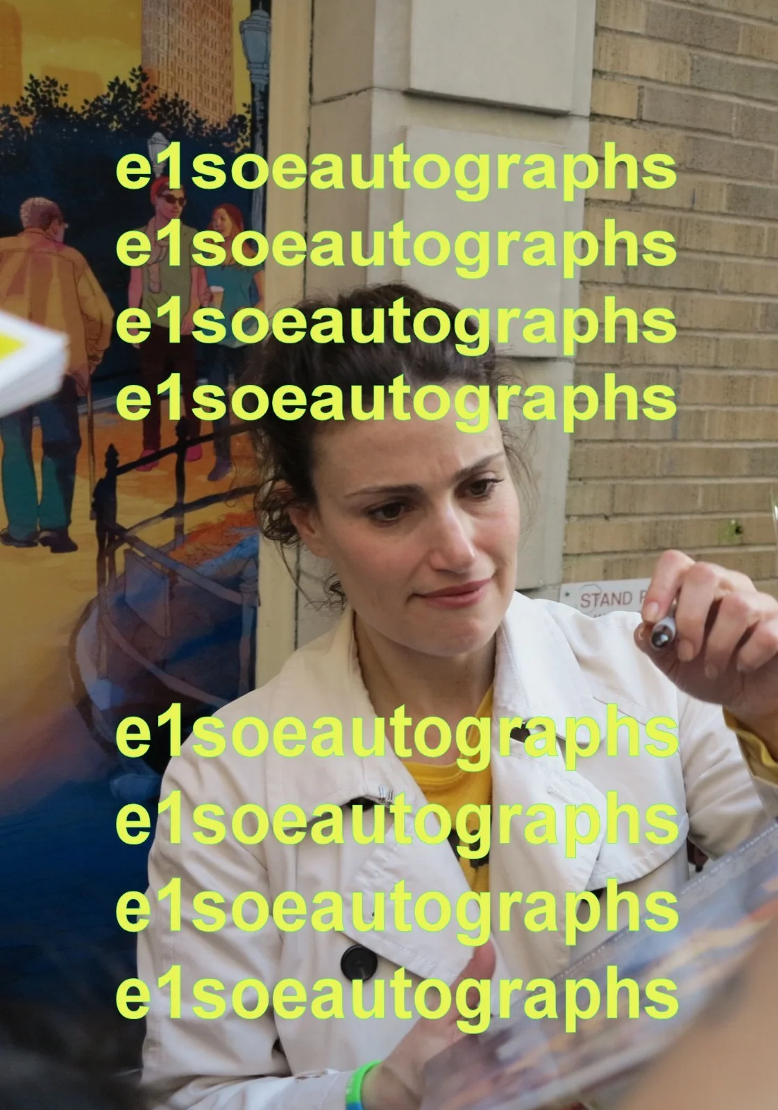 Idina Menzel — Idina Menzel signed 8x10 photo in person. Photo Proof - Disney Frozen Elsa, изображение 3
