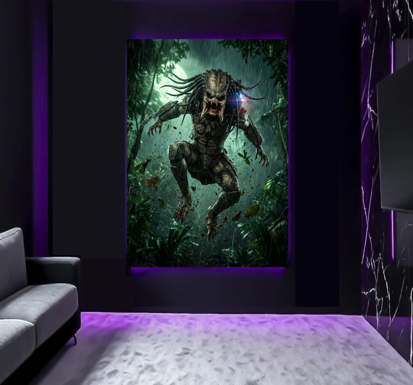 Large A0 A1 A2 A3 A4 A5 Alien Vs Predator Battle Movie Wall Art Poster, изображение 3