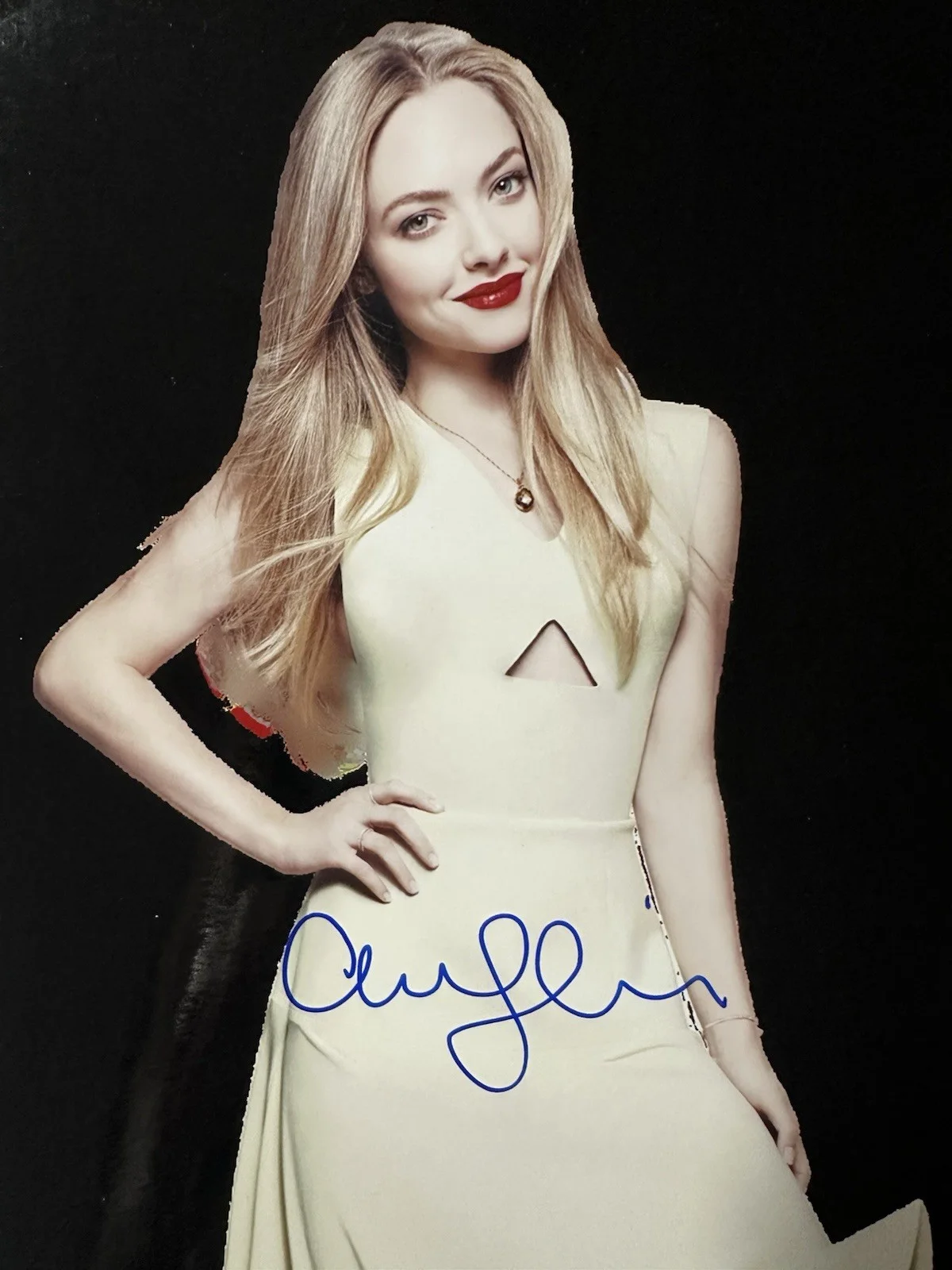amanda seyfried — Amanda Seyfried signed 8x10 photo. The Housemaid. Mamma Mia. Les Miserables