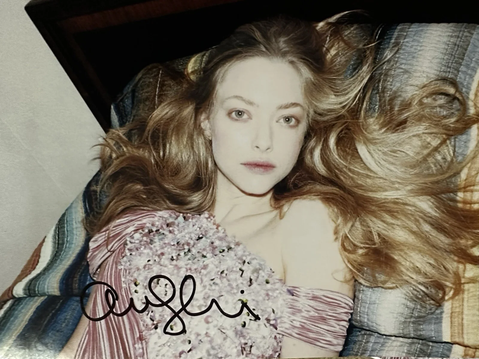 amanda seyfried — Amanda Seyfried signed 8x10 photo. The Housemaid. Mamma Mia. Les Miserables
