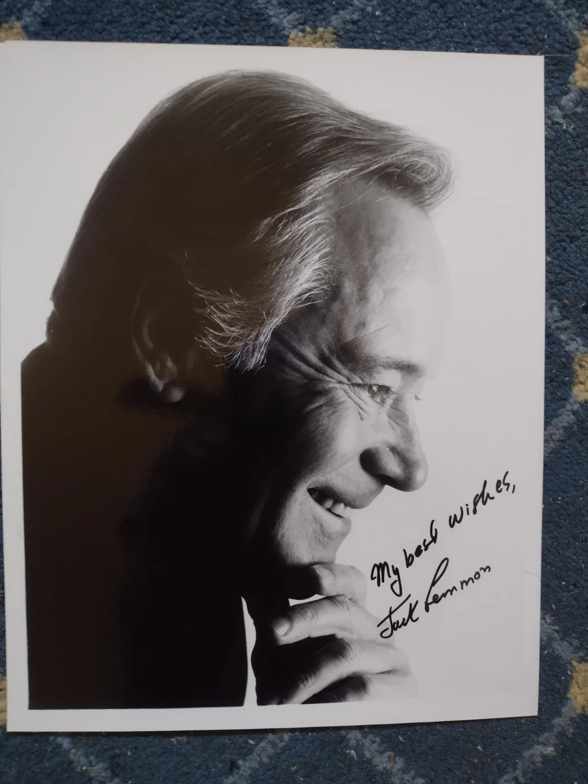 Autographed 8x10 Photos Jack Lemon Tony Randall Hollywood Royalty Actor Signed, изображение 2