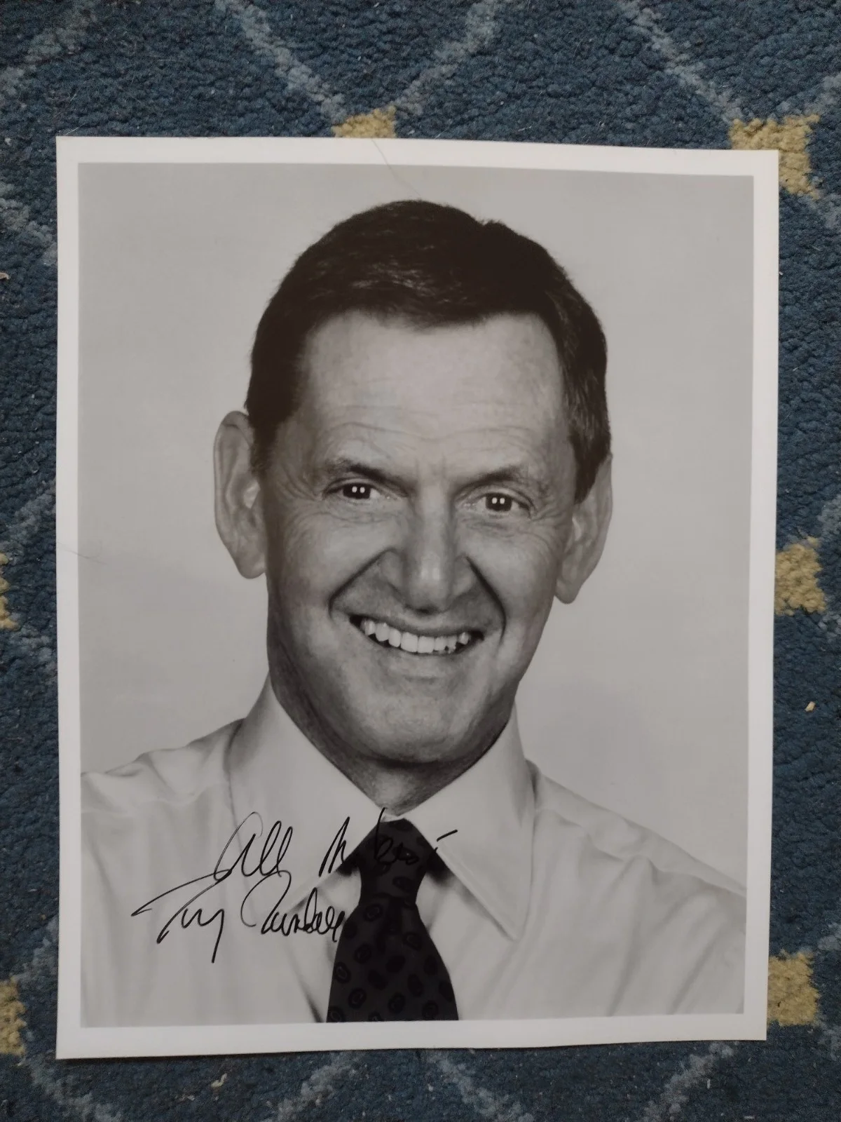 Autographed 8x10 Photos Jack Lemon Tony Randall Hollywood Royalty Actor Signed, изображение 4