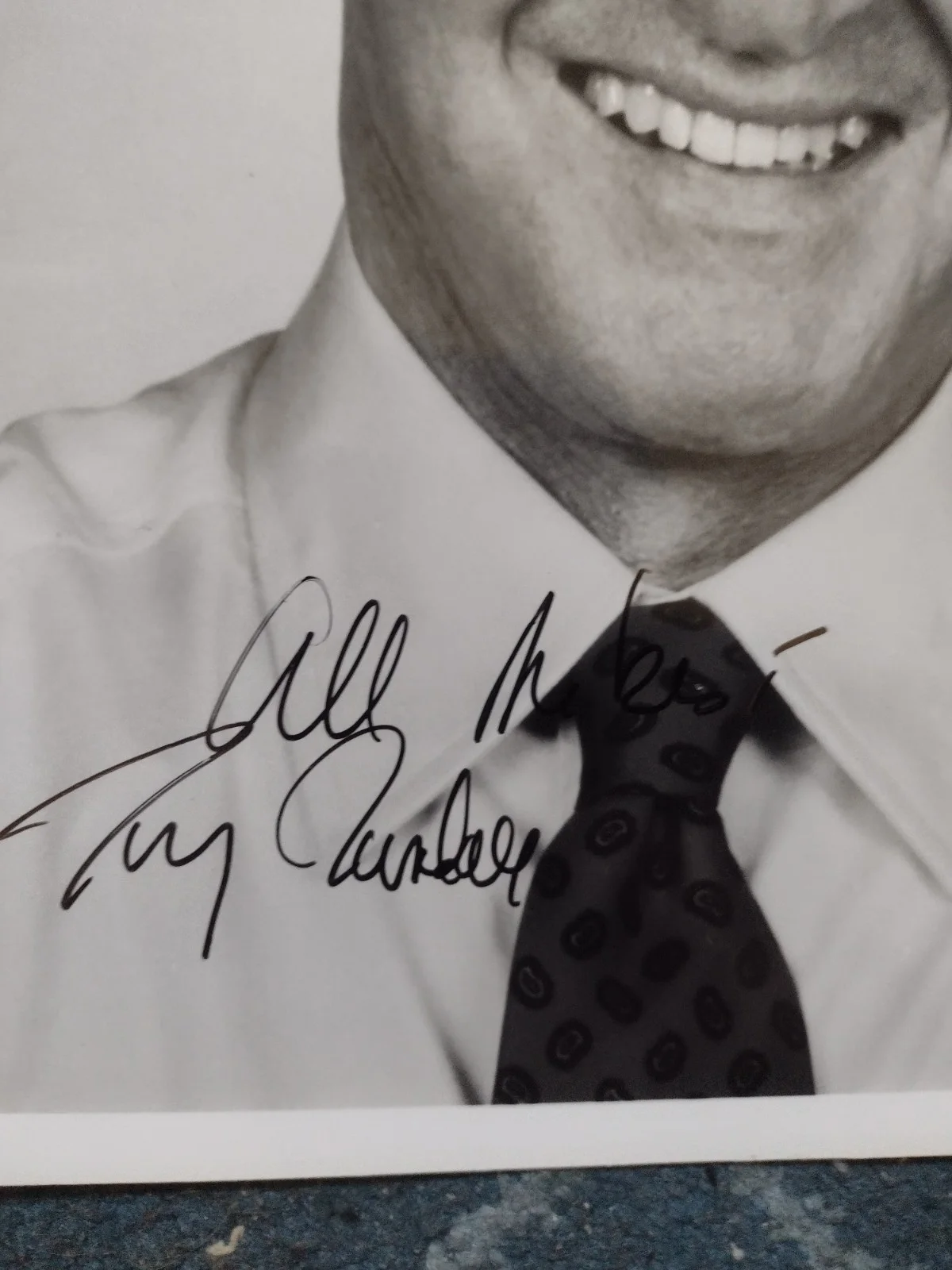 Autographed 8x10 Photos Jack Lemon Tony Randall Hollywood Royalty Actor Signed, изображение 5