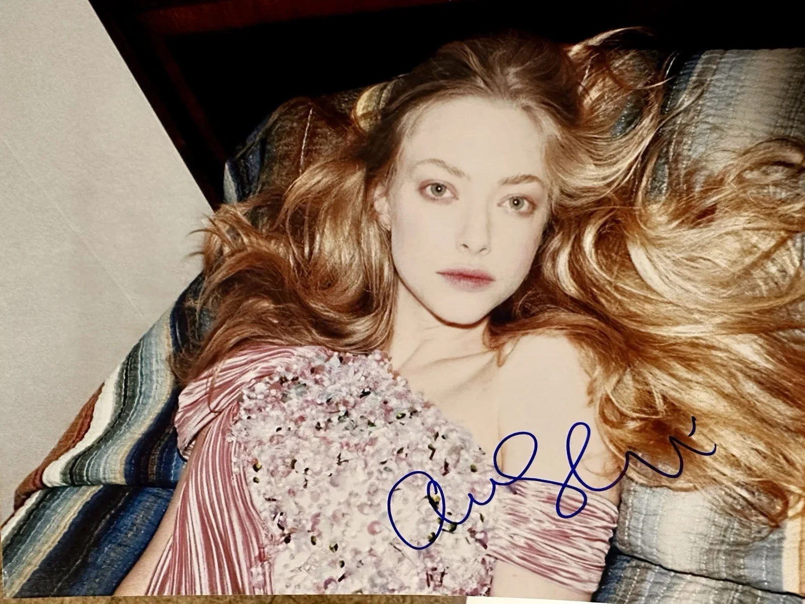 amanda seyfried — Amanda Seyfried signed 8x10 photo. The Housemaid. Mamma Mia. Les Miserables