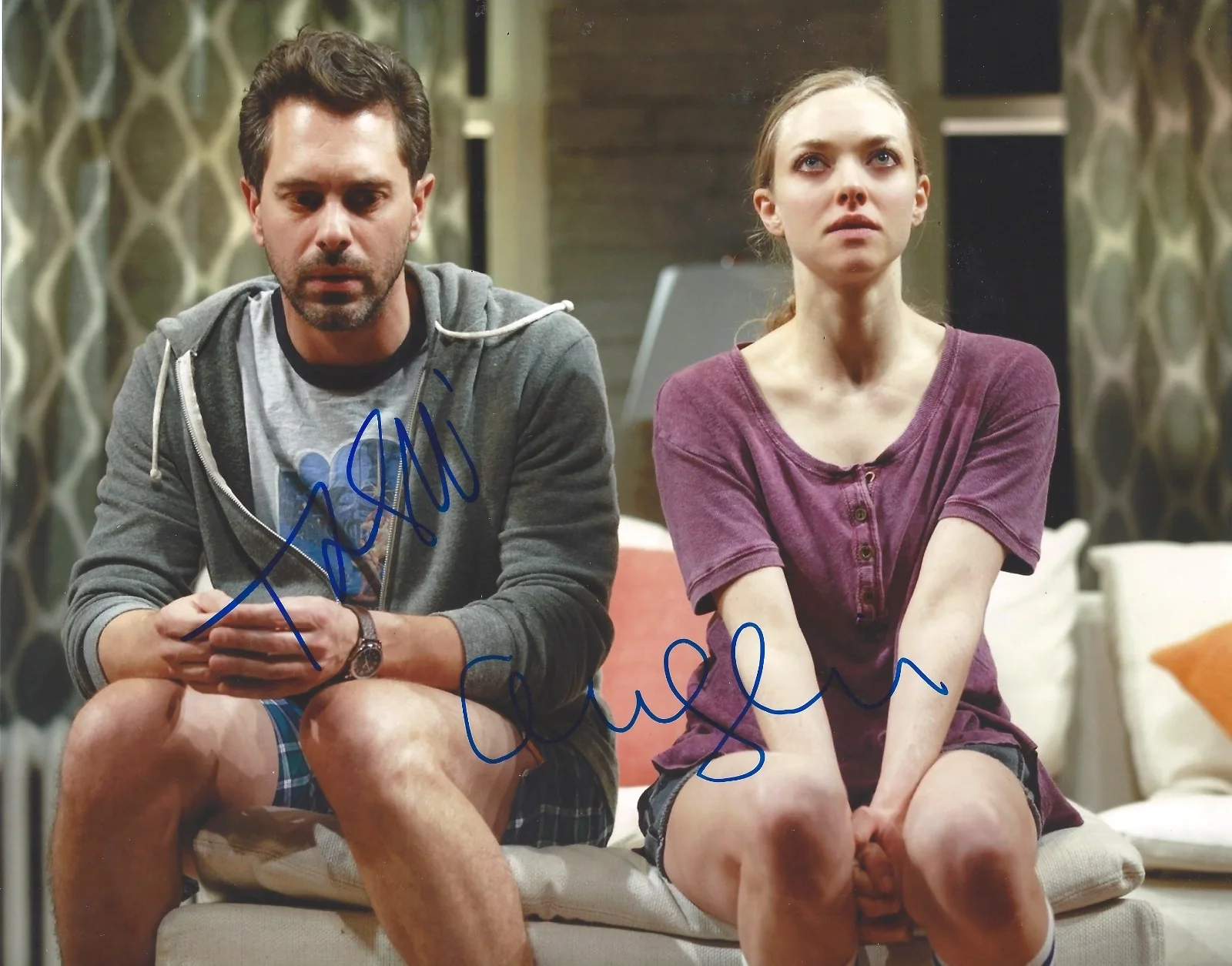 amanda seyfried — Amanda Seyfried & Thomas Sadoski signed The Way We Get By 8x10 photo IP PROOF