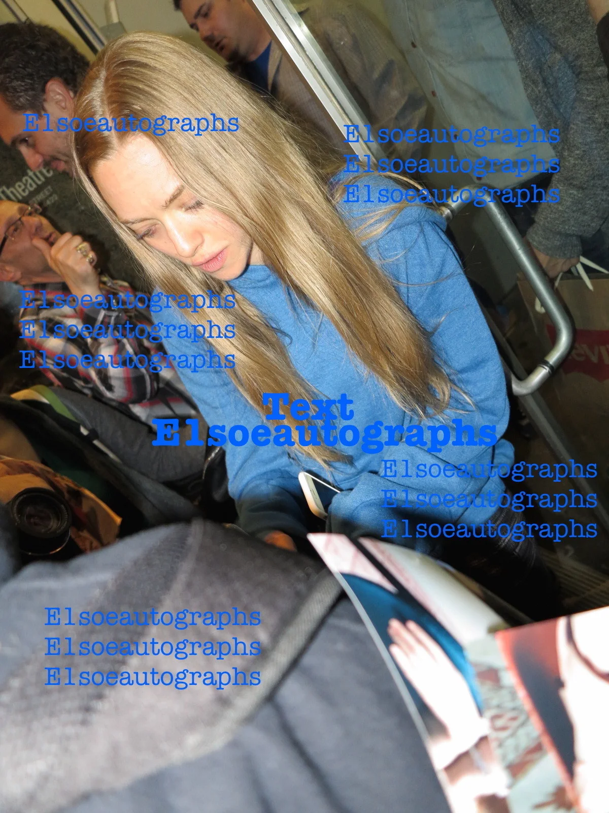 amanda seyfried — Amanda Seyfried & Thomas Sadoski signed The Way We Get By 8x10 photo - In Person, изображение 5