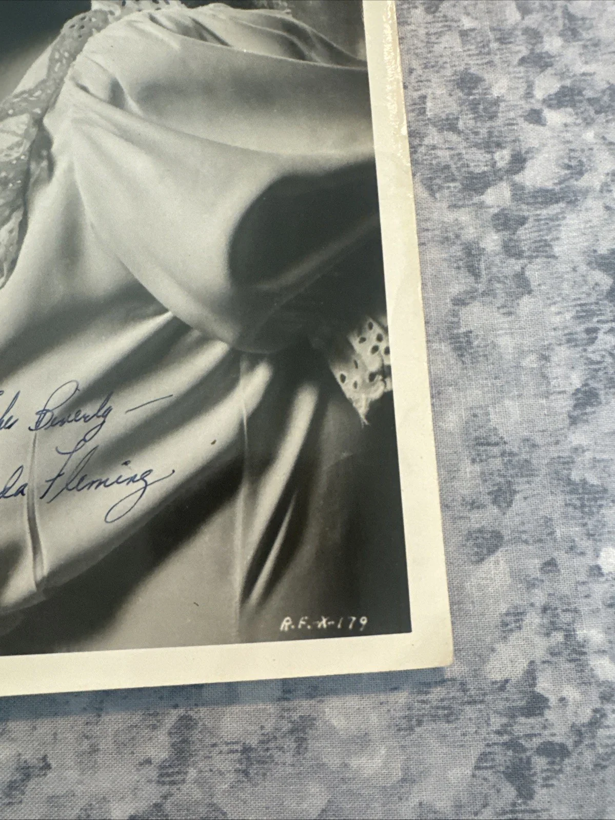 Original Photo 8 X 10 Rhonda Fleming Autograph Authentic Signed 40’s Actress, image 4